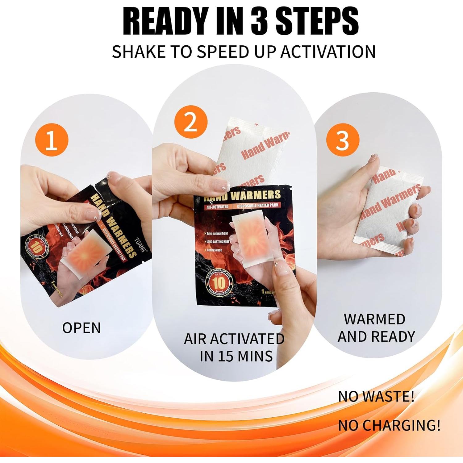 Calentadores Desechables TCANG 10 Horas - 10 Paquetes Naturales