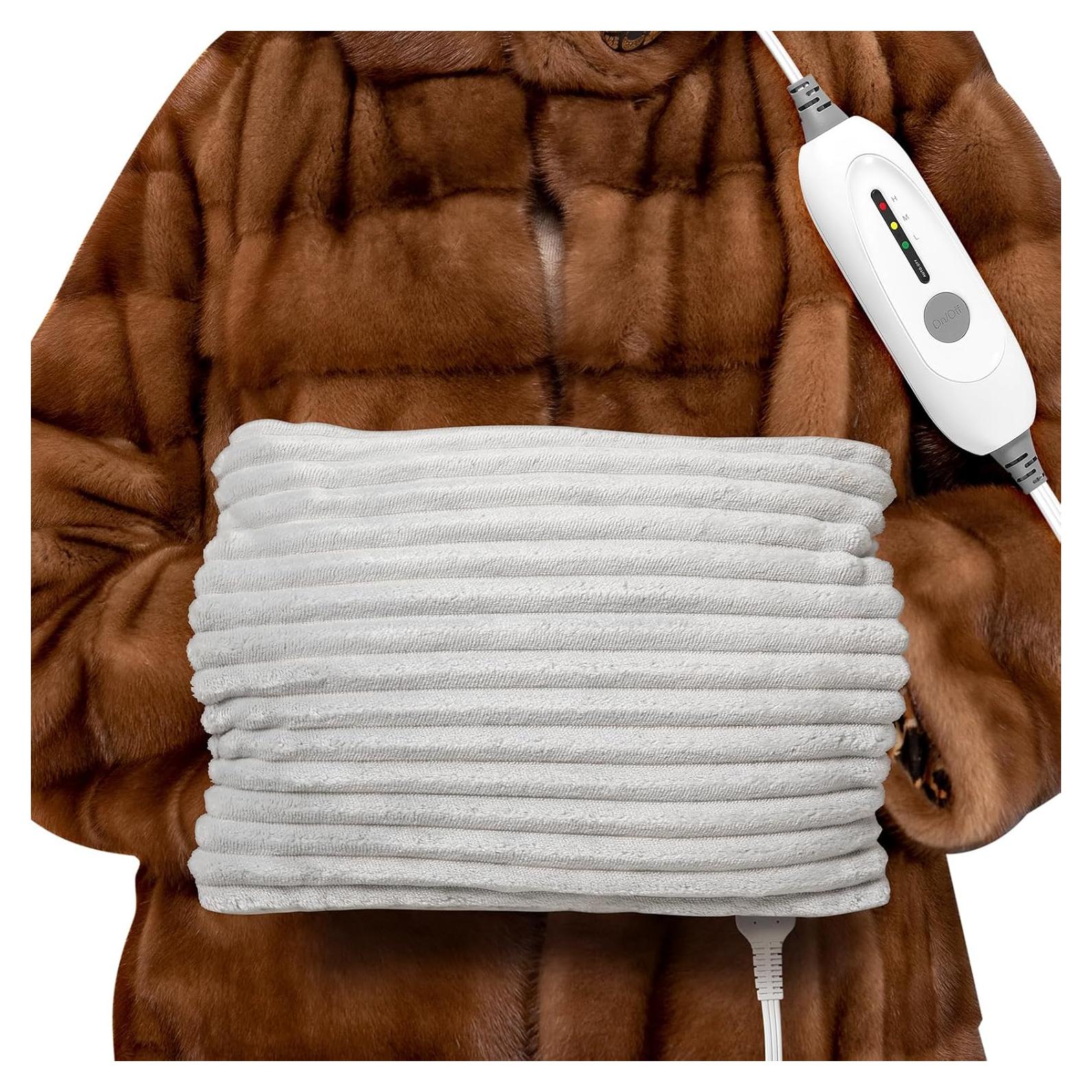 Calentador de Manos Eléctrico SINORIKO Franela Suave 3 Niveles