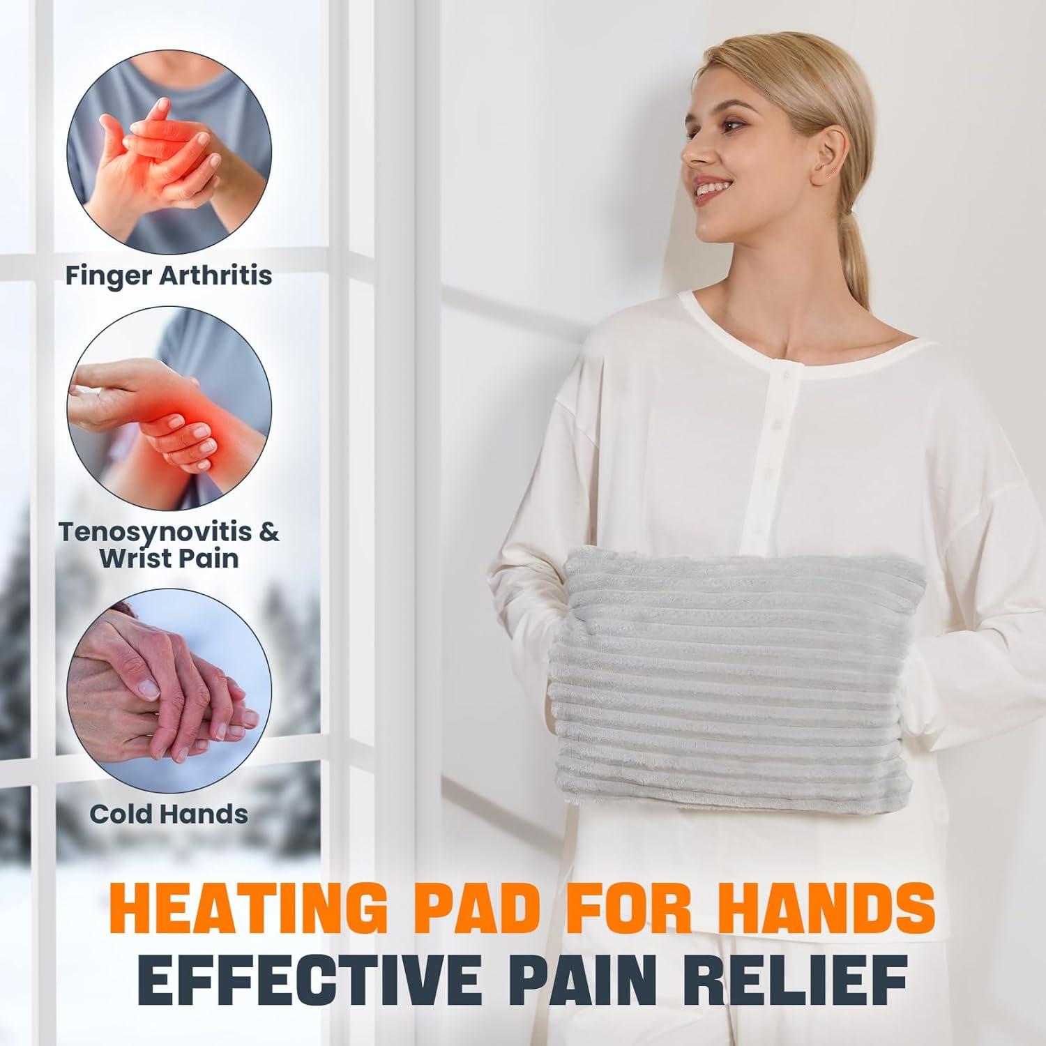 Calentador de Manos Eléctrico SINORIKO Franela Suave 3 Niveles