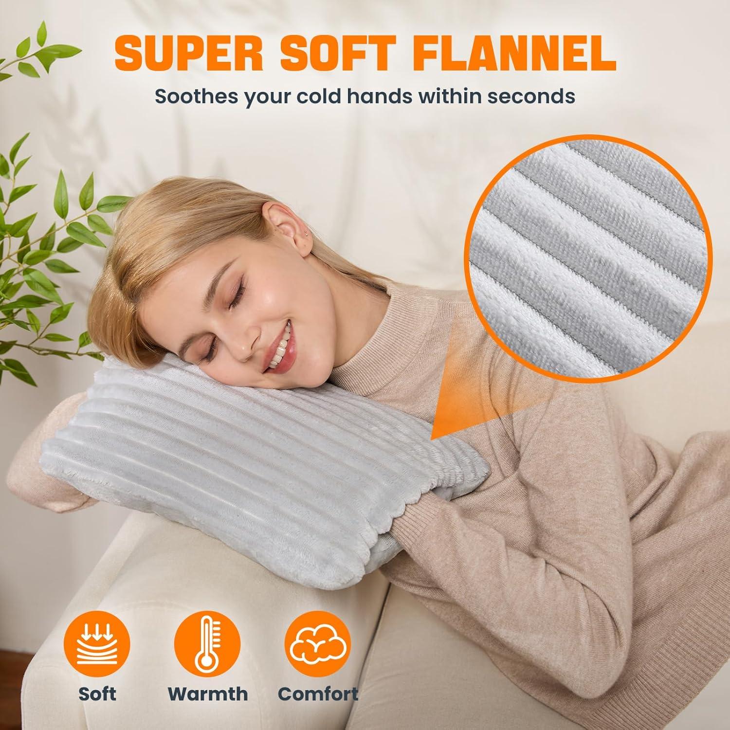 Calentador de Manos Eléctrico SINORIKO Franela Suave 3 Niveles