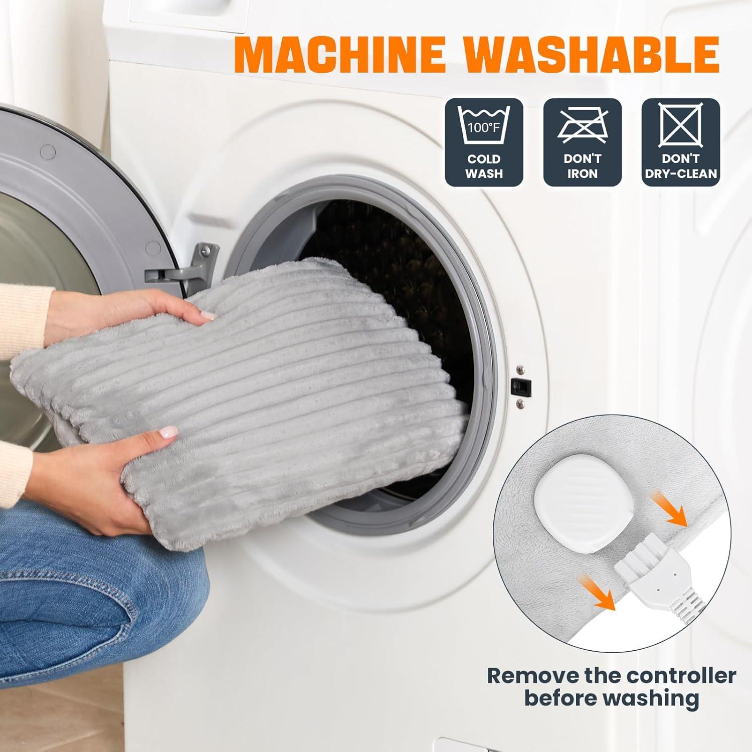 Calentador de Manos Eléctrico SINORIKO Franela Suave 3 Niveles