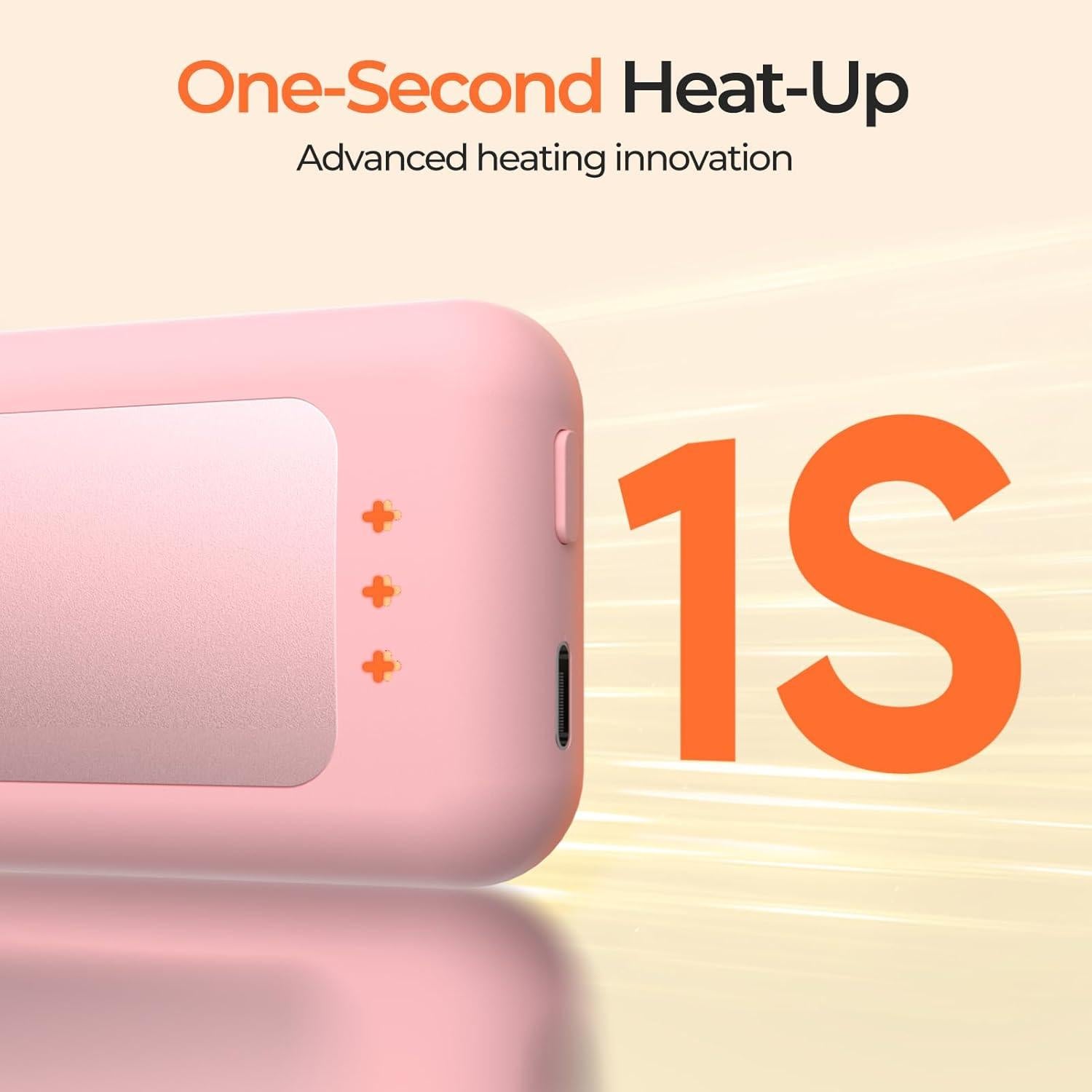 Calentadores de Manos Recargables Hotdot Rosa 2-Pack