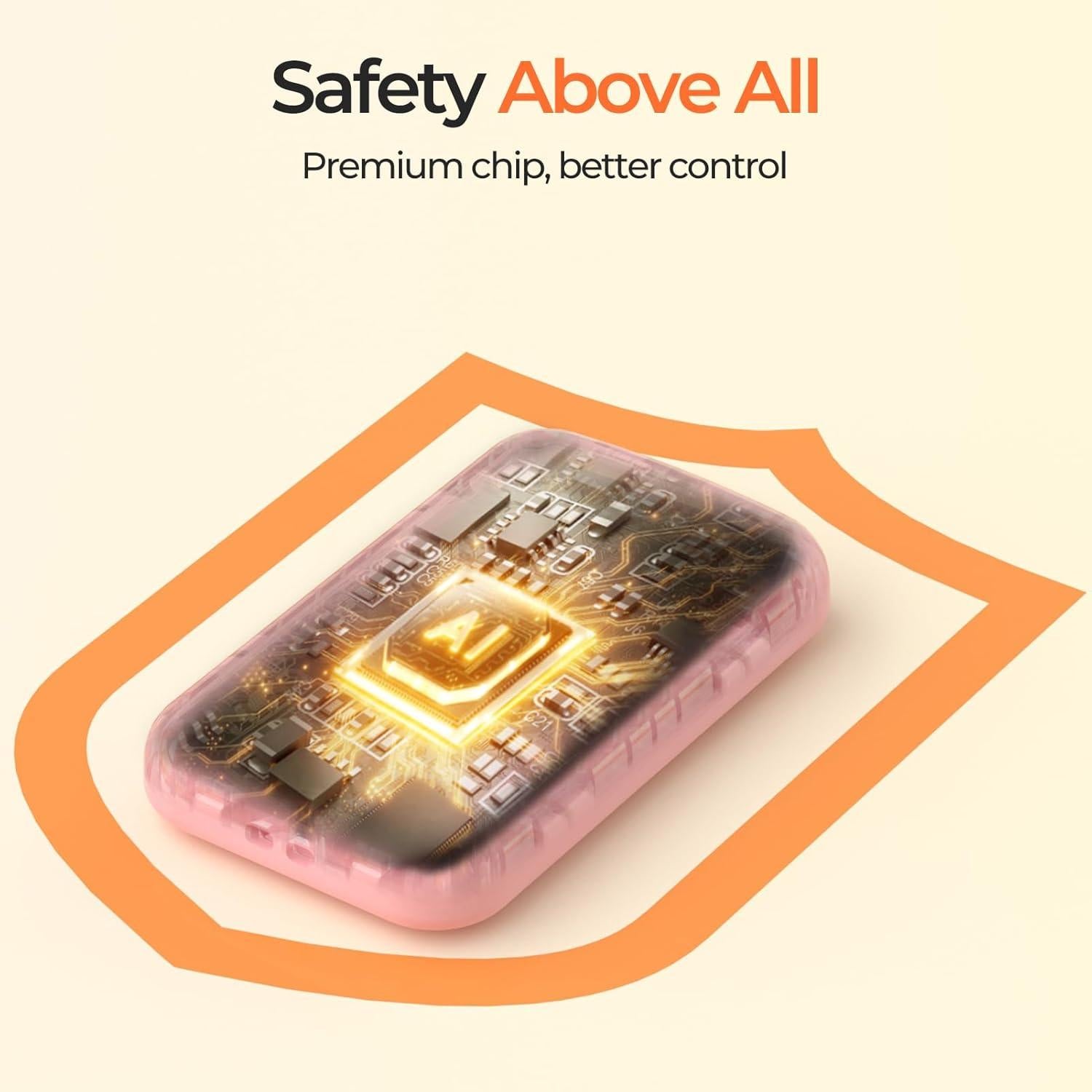 Calentadores de Manos Recargables Hotdot Rosa 2-Pack