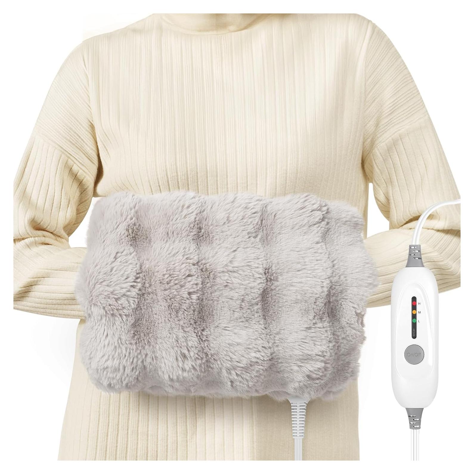 Almohadilla Térmica Doble Cara FAYKONCEN para Manos Gris