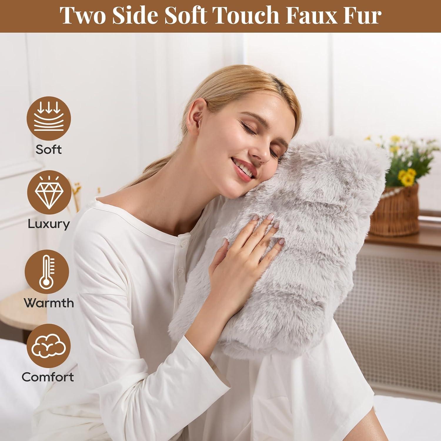 Almohadilla Térmica Doble Cara FAYKONCEN para Manos Gris