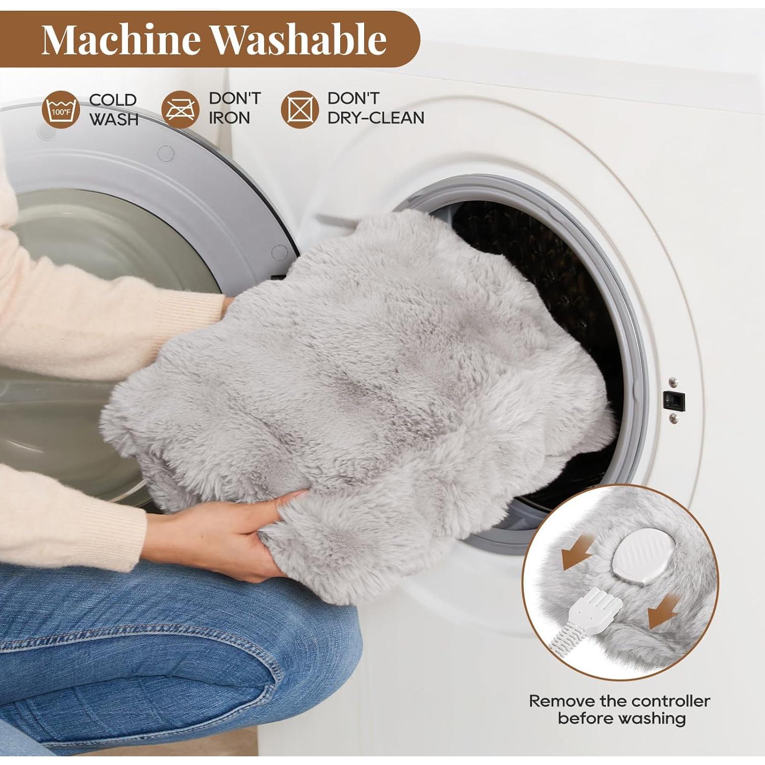 Almohadilla Térmica Doble Cara FAYKONCEN para Manos Gris