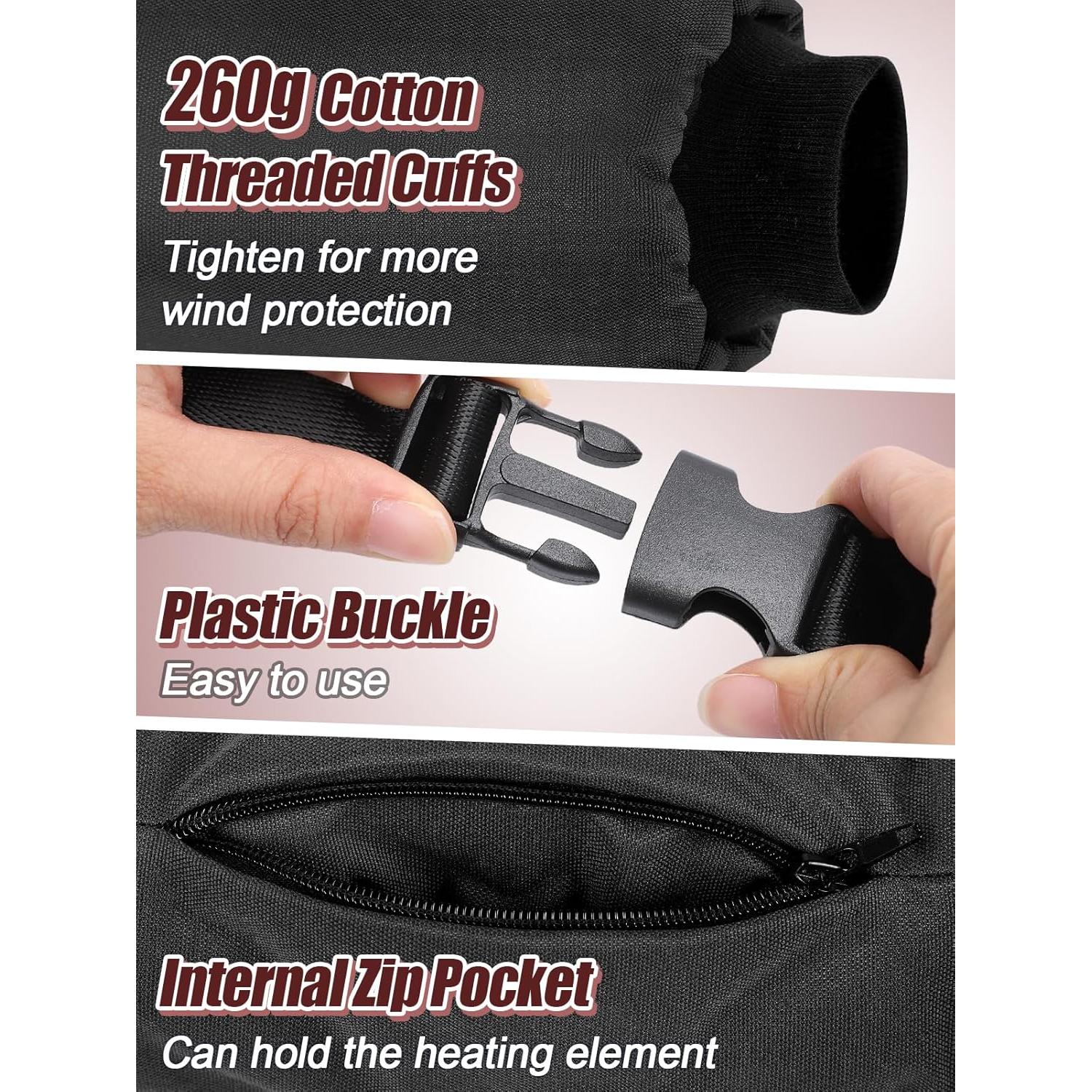 Bolsa Calentadora de Manos Biubee para Fútbol - Negro