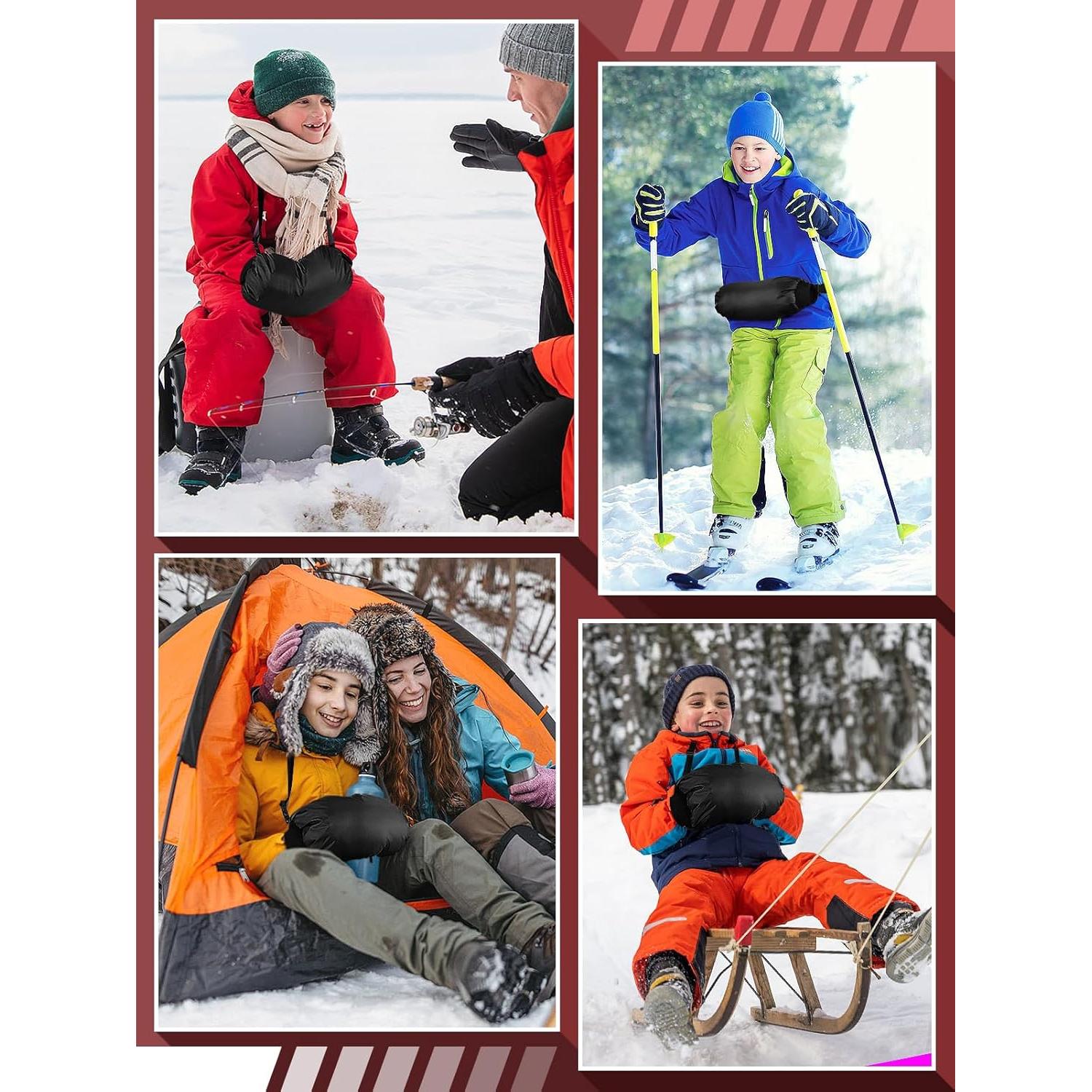 Bolsa Calentadora de Manos Biubee para Fútbol - Negro