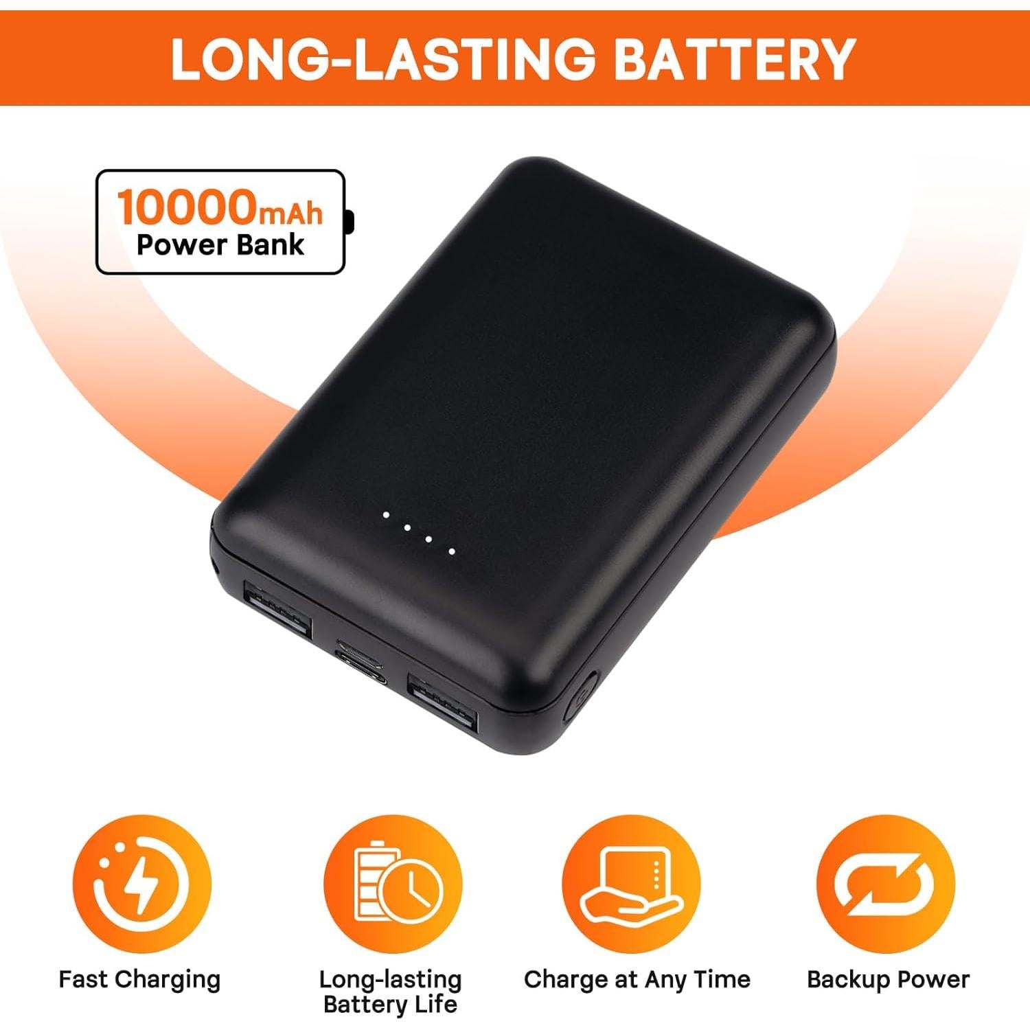 Bolsa Calentadora de Manos Rrtizan H7 10000mAh Impermeable