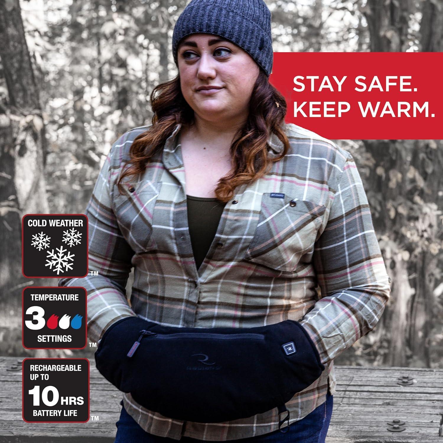 Calentador de Manos Térmico Radians RHG-A900 Recargable Negro