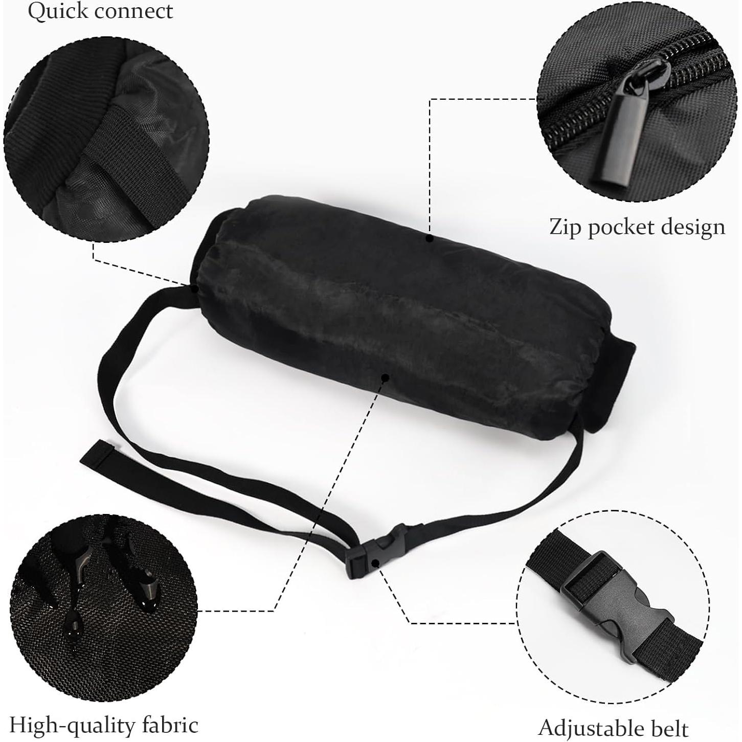 Bolsa Calentadora de Manos VICAMB Negra Reutilizable 39.9 cm