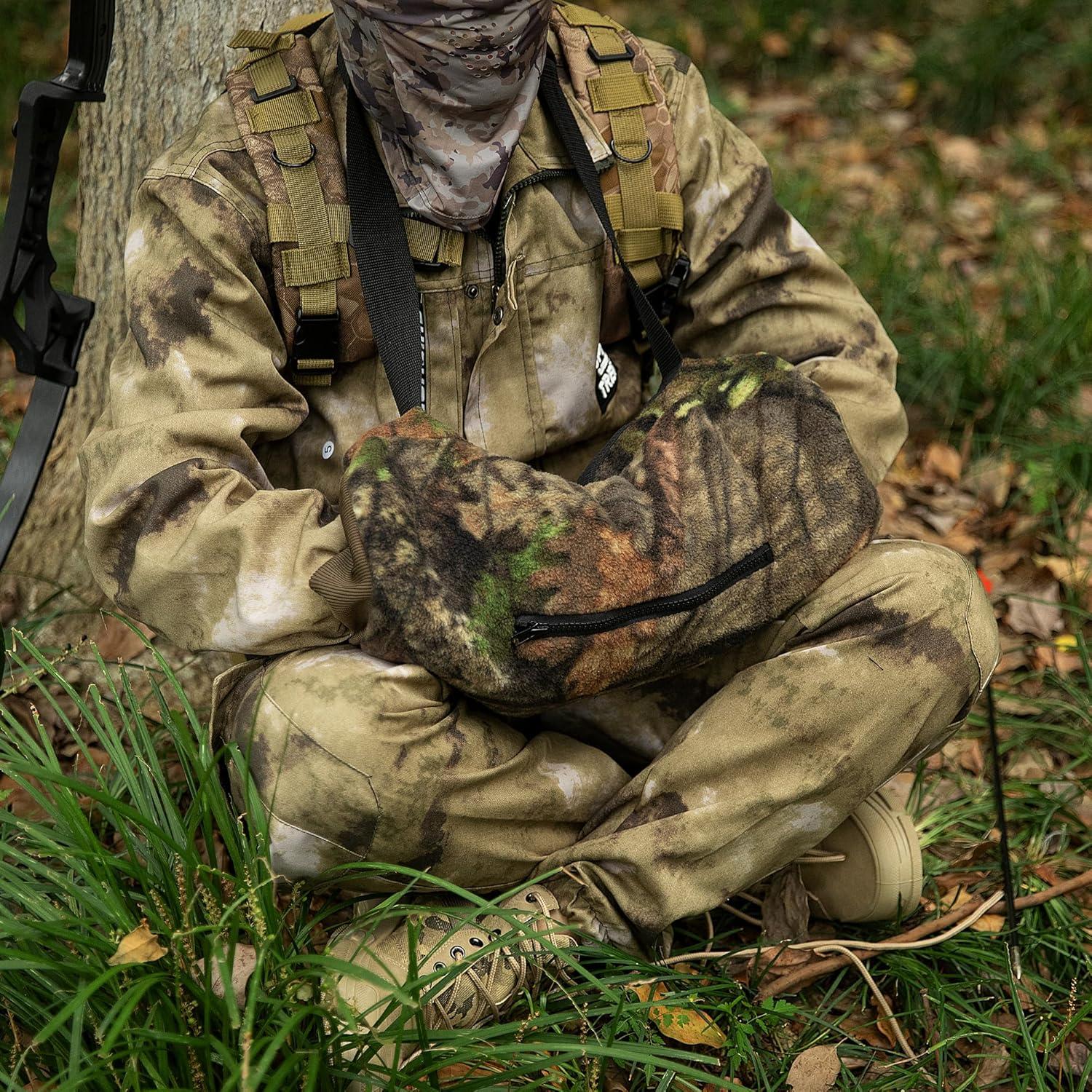 Calentador de Manos Camo RunNico - Unisex para Caza y Camping