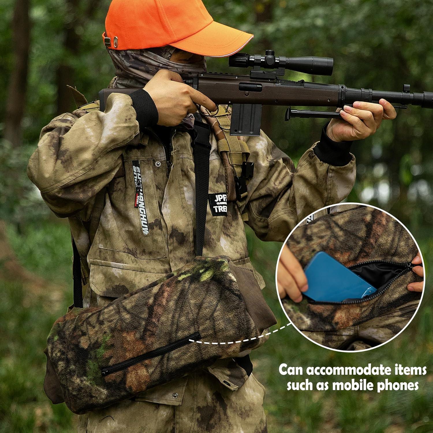 Calentador de Manos Camo RunNico - Unisex para Caza y Camping