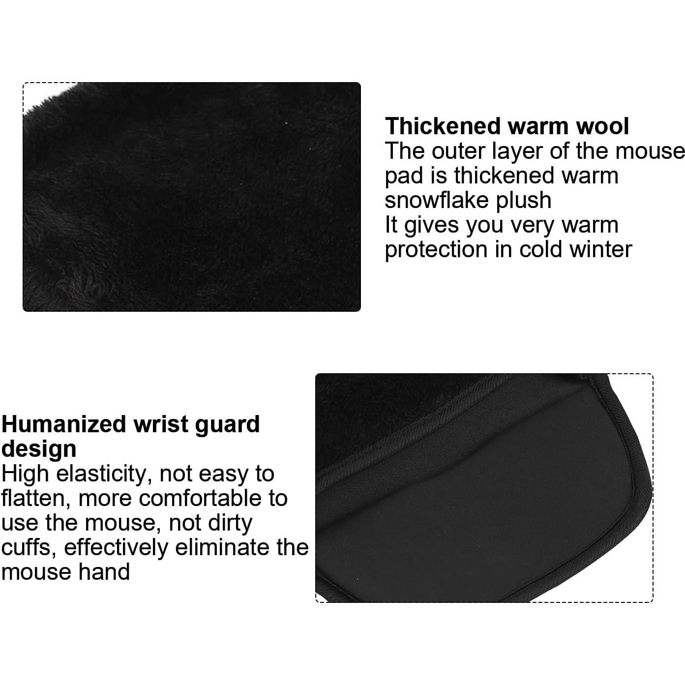 Almohadilla Calentadora USB ZJchao para Manos - Negro 29x22cm