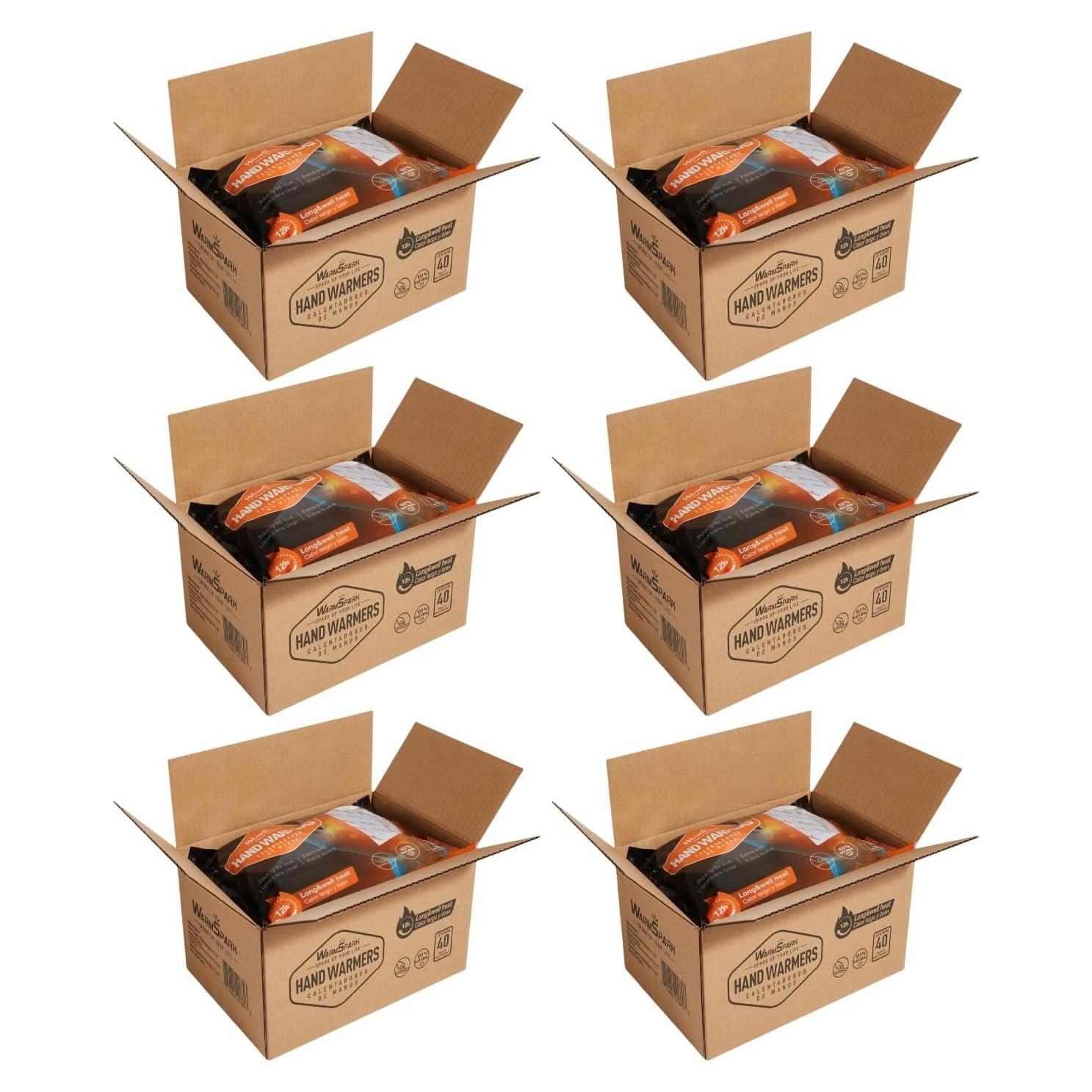 Calentadores de Manos Desechables WarmSpark 240 Pares 12 Horas