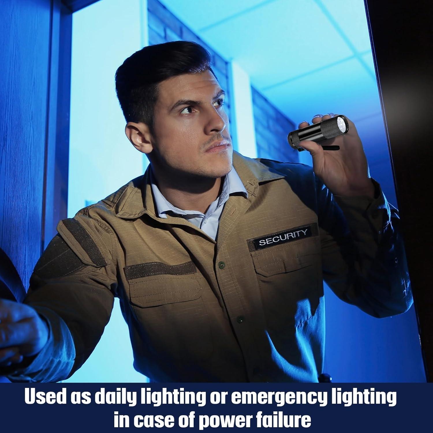 32 Mini Linternas LED VIHOSE de Aluminio para Emergencias