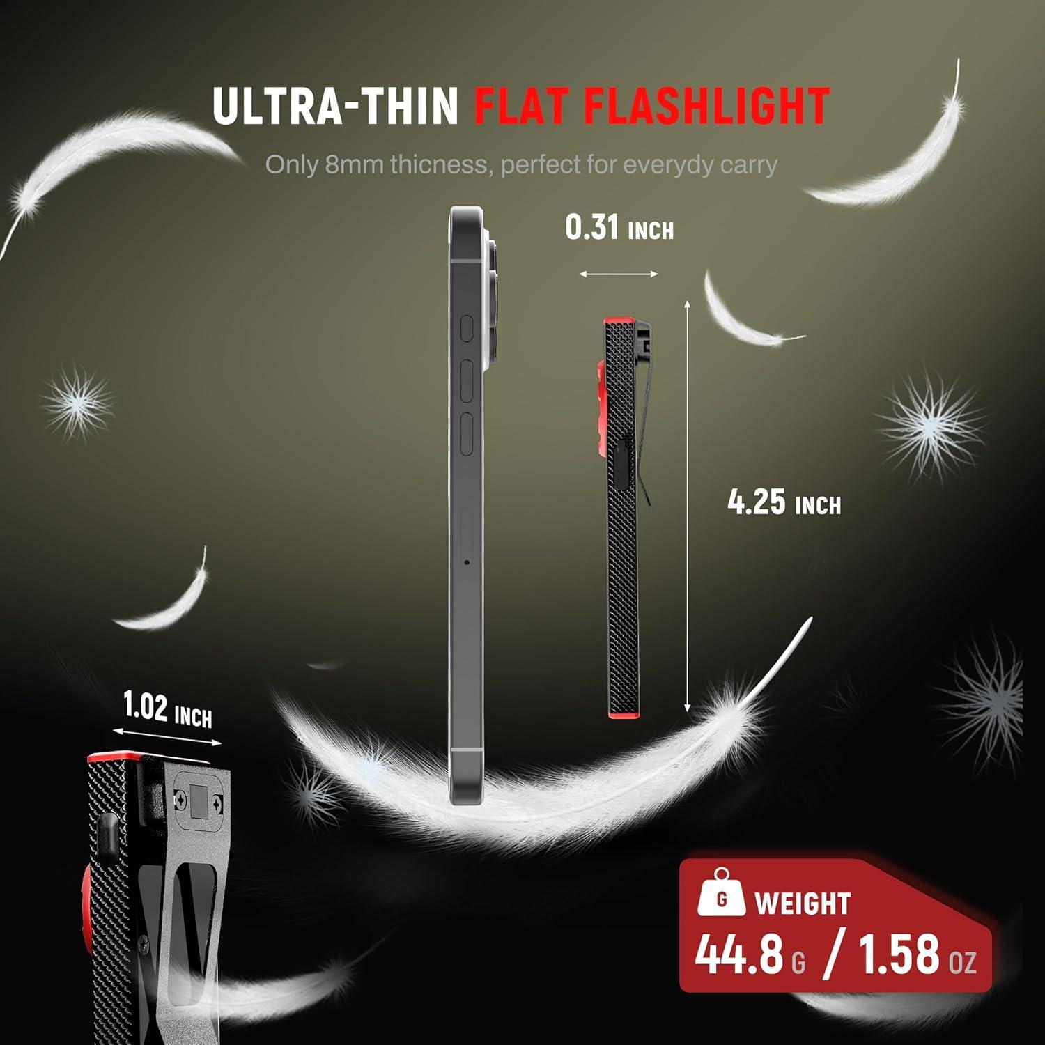 Linterna EDC Lexall 800 Lúmenes Recargable LED Magnética