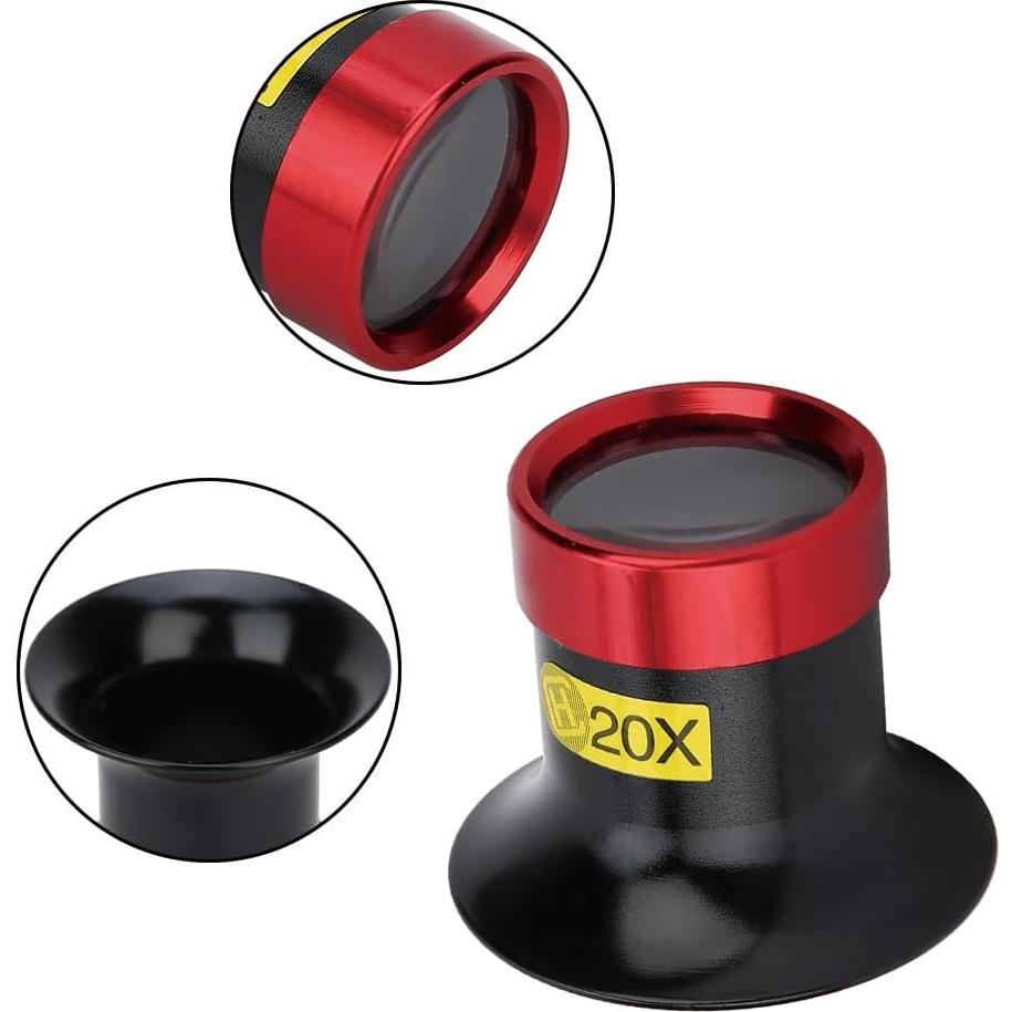 Lupa de Relojero Joyzan 20X, Lente Monocular Portátil