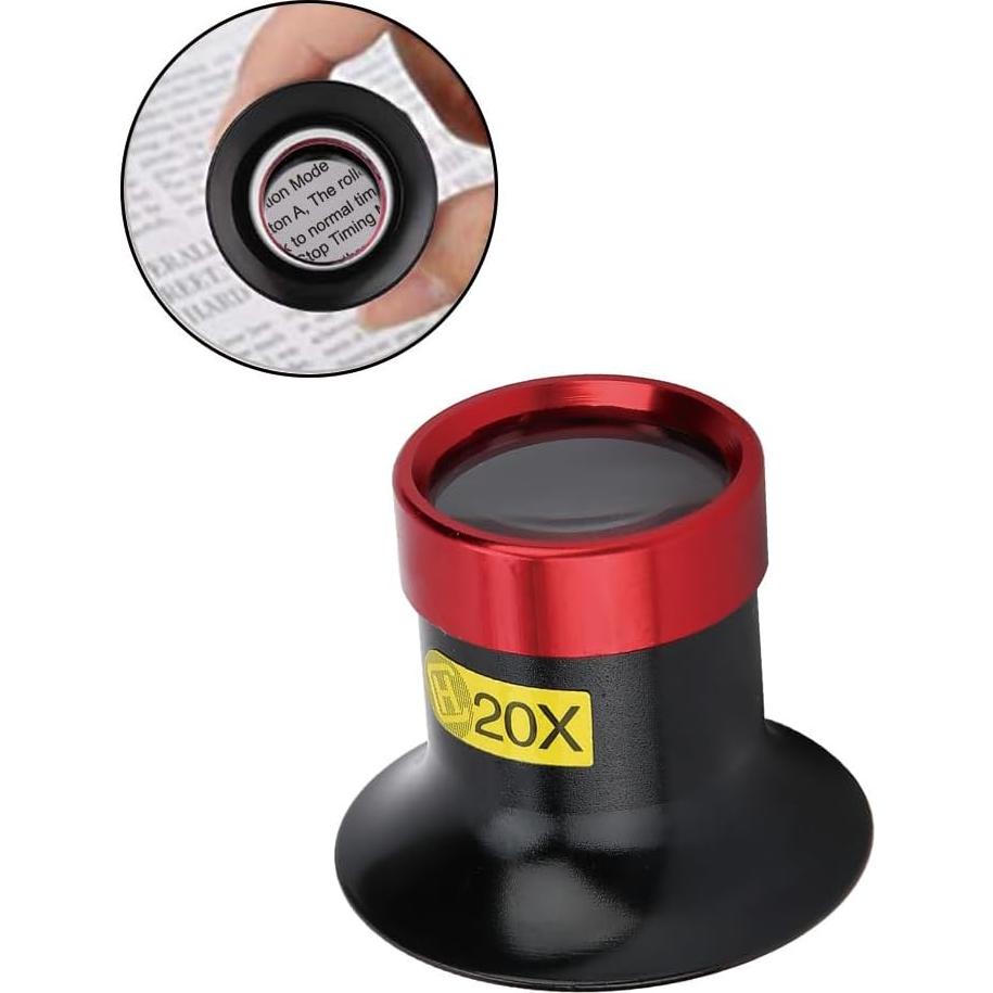 Lupa de Relojero Joyzan 20X, Lente Monocular Portátil