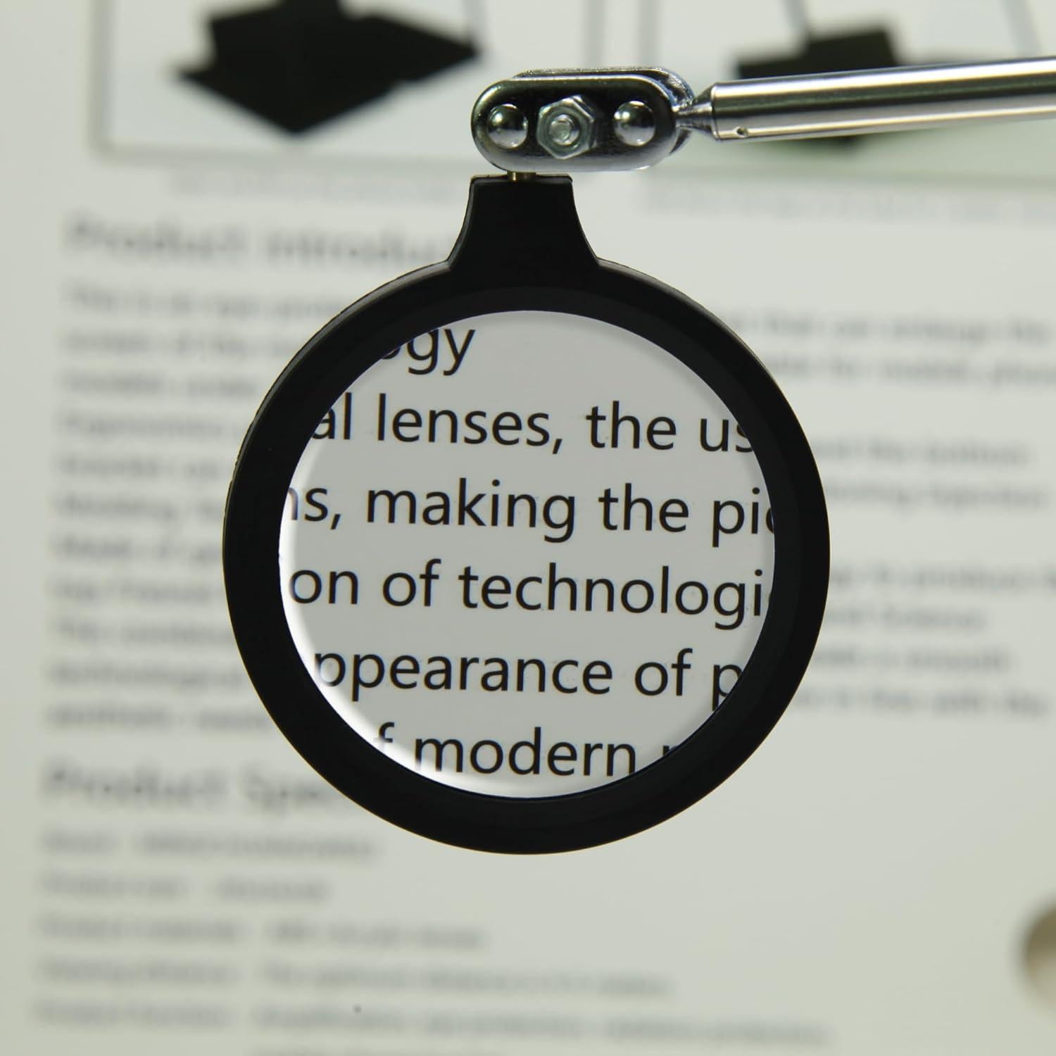 Lupa de Mano Plegable Ailenyun 5X para Lectura - 24.5cm