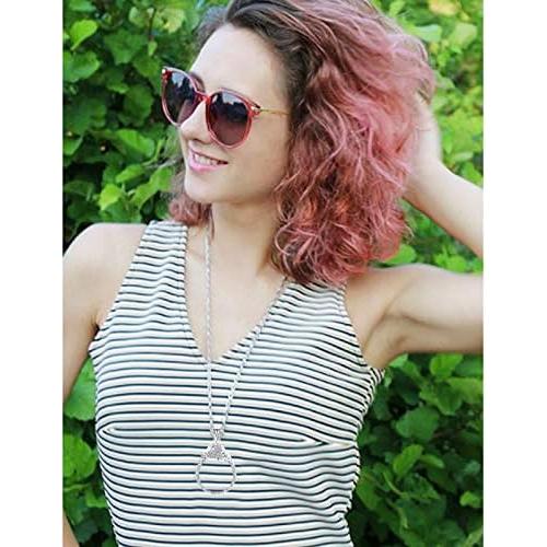 Collar con Lupa CLARA 5X Lente Óptico y Cadena 65 cm