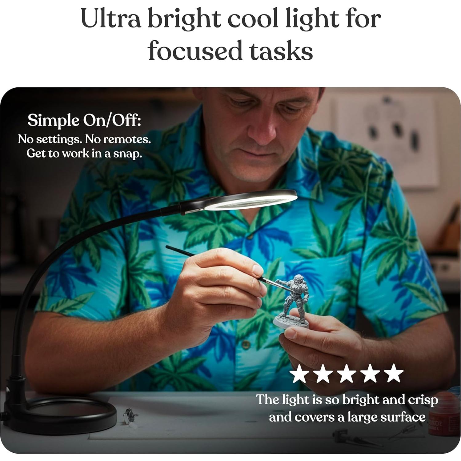 Lámpara de Escritorio Brightech LightView Pro Flex 2.25x LED