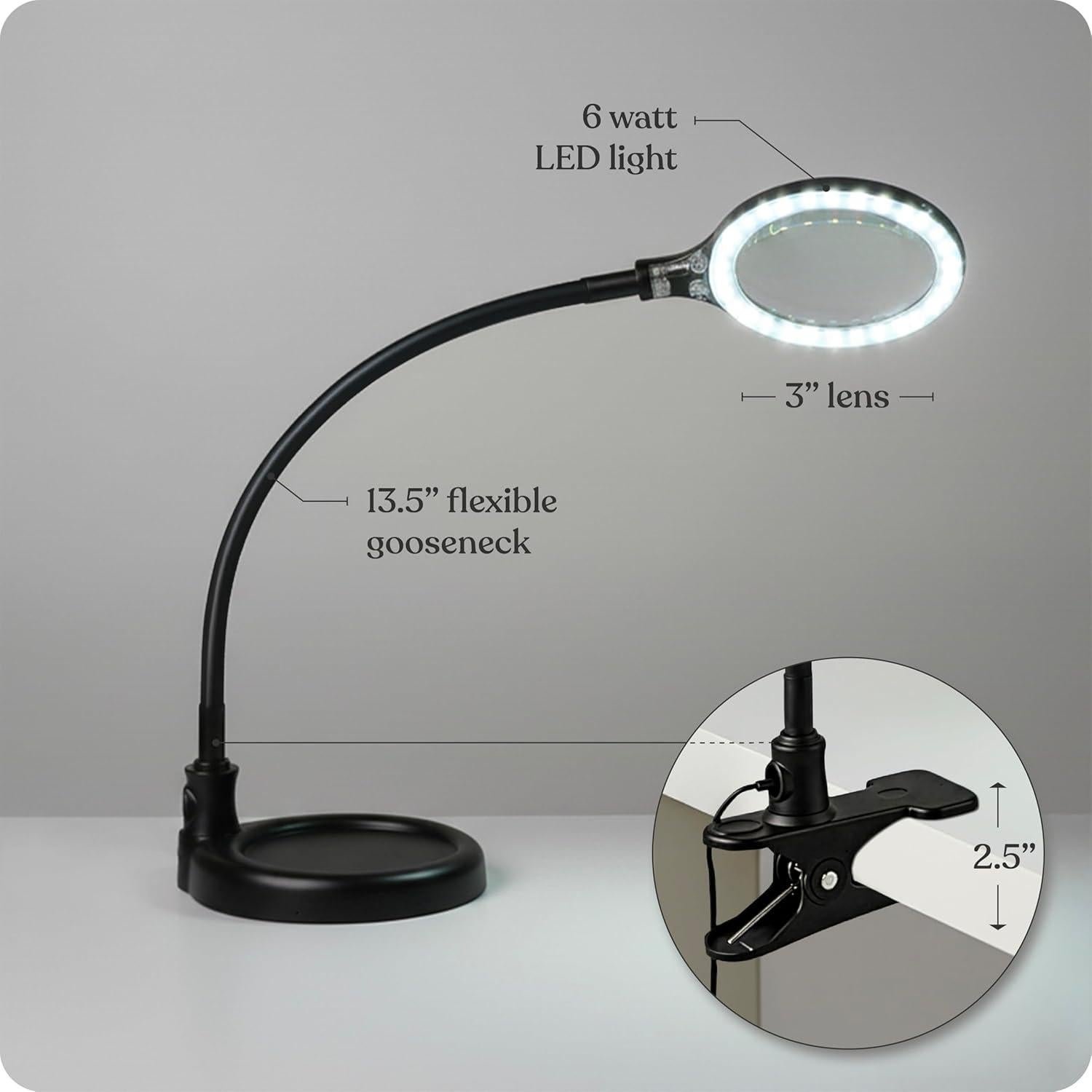 Lámpara de Escritorio Brightech LightView Pro Flex 2.25x LED