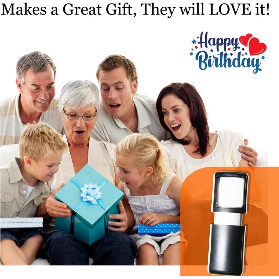 Lupa de Mano con Luz LED 3X EASY MAGNIFIER - Compacta