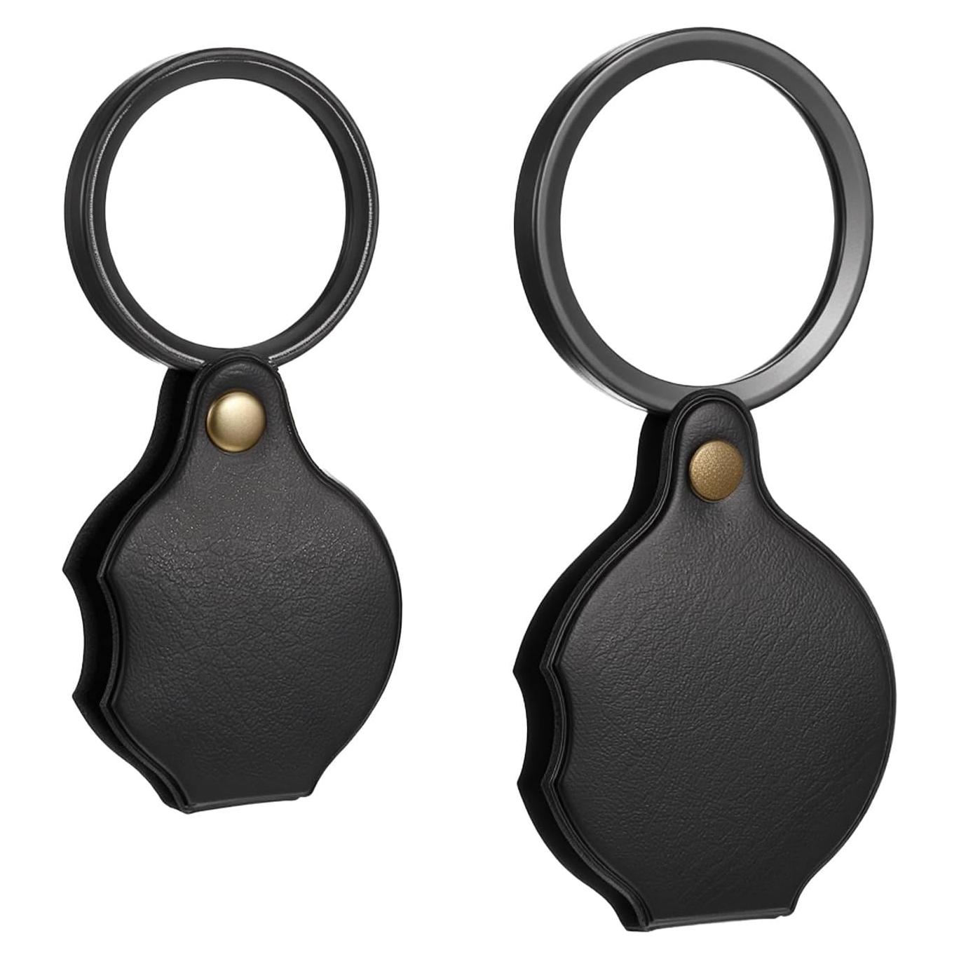 Lupa de Bolsillo WLLHYF 10X/20X Plegable y Rotativa