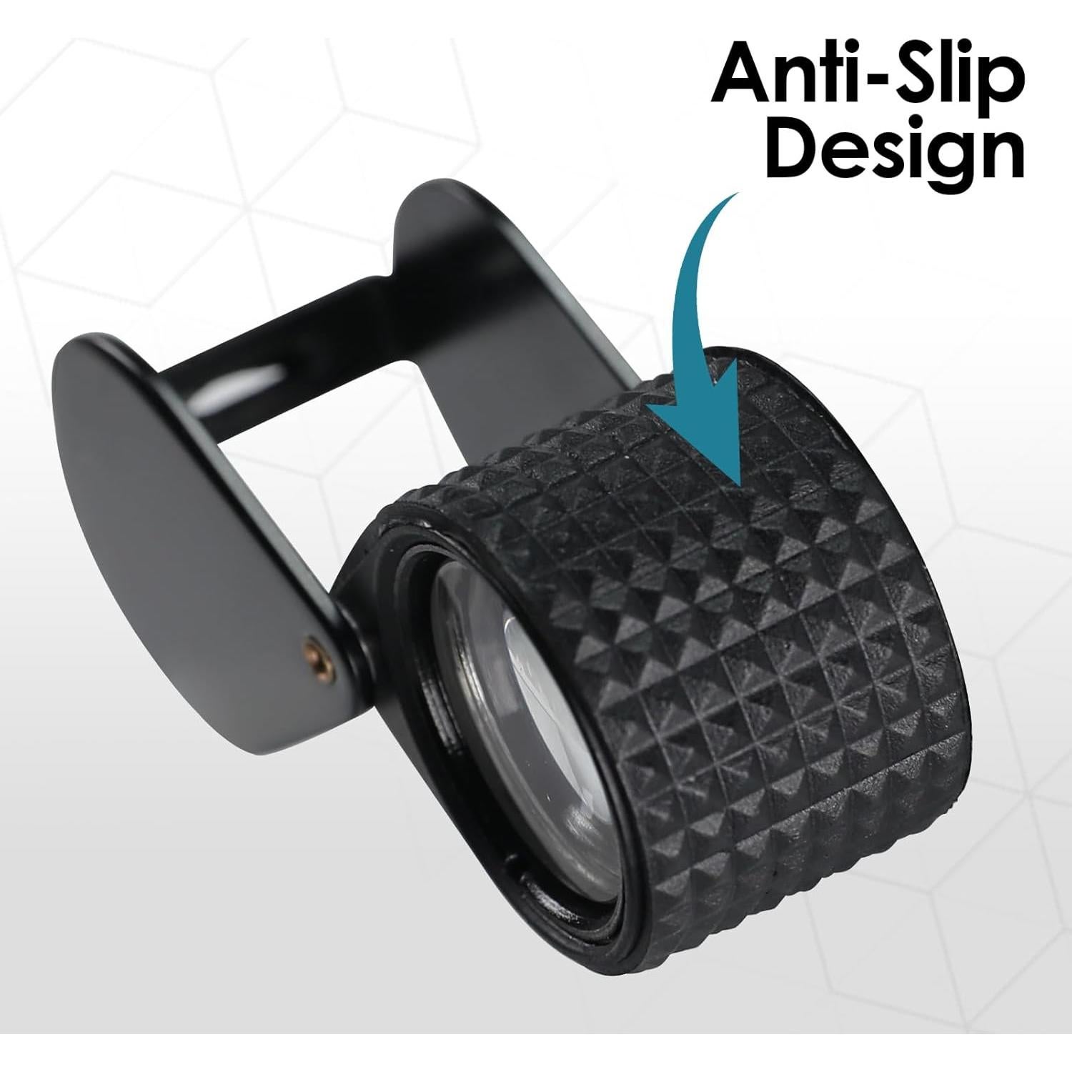 Lupa de Joyero 30x Landtek con Lente de 18mm y Funda de Cuero