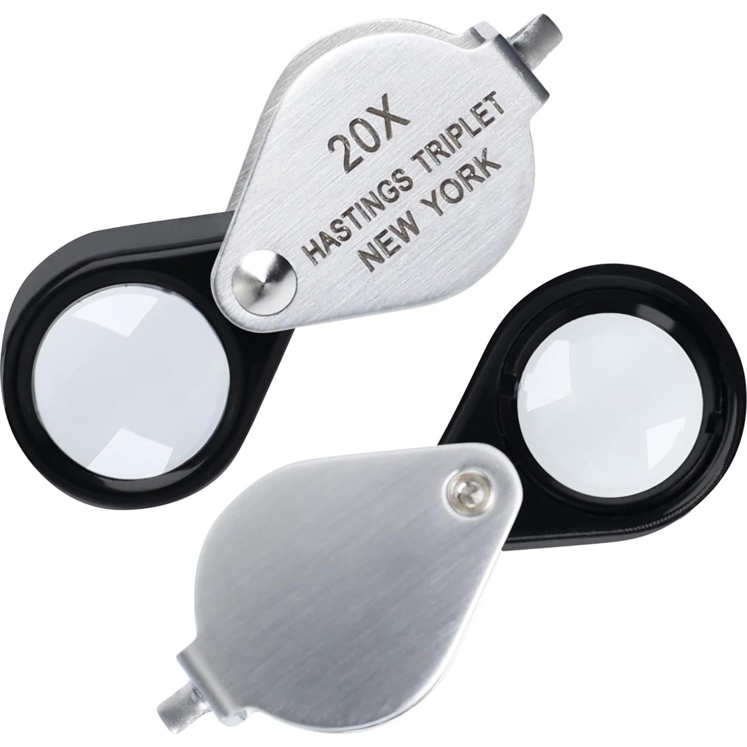 Lupa de Joyero 20X Landtek Plegable con Lente Triplete 12mm