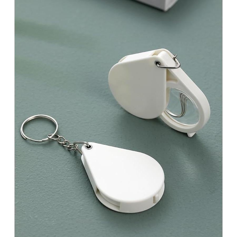 Lupa de Mano Plegable ARFUKA 8X para Joyería y Lectura