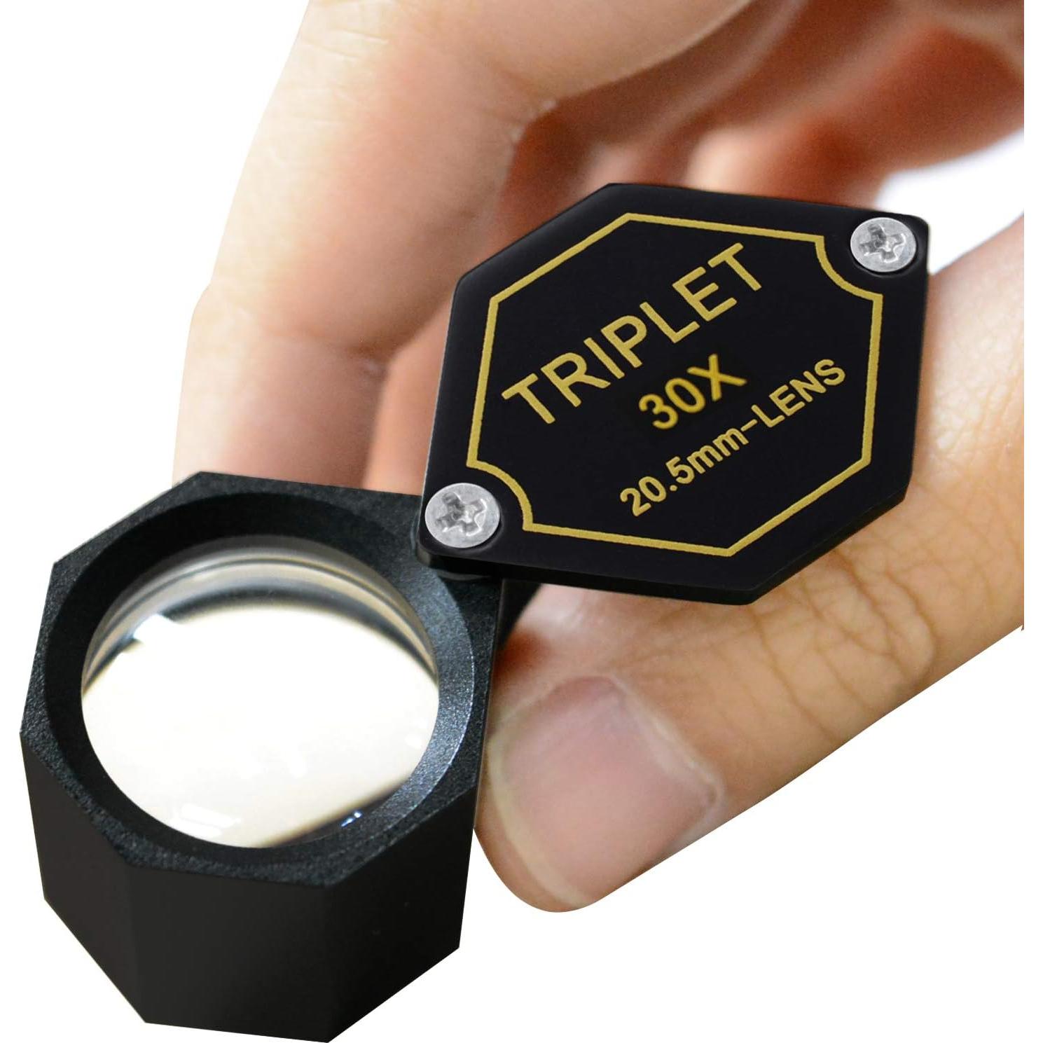 Lupa de Joyero DANOPLUS 30x Aumento Lente Acromática 20.5mm