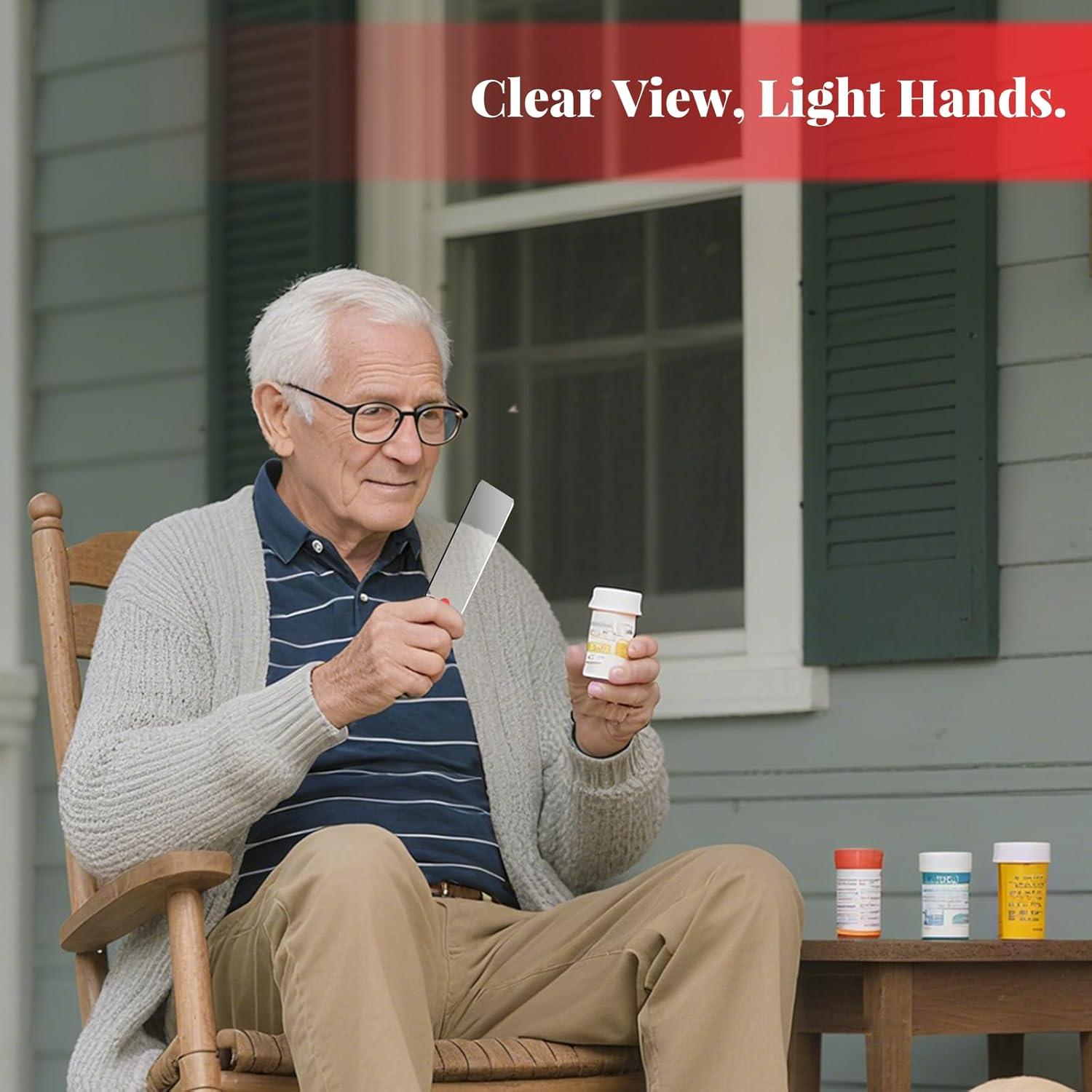 Lupa de Aumento 3X NebulaFlicker con Estuche de Cuero