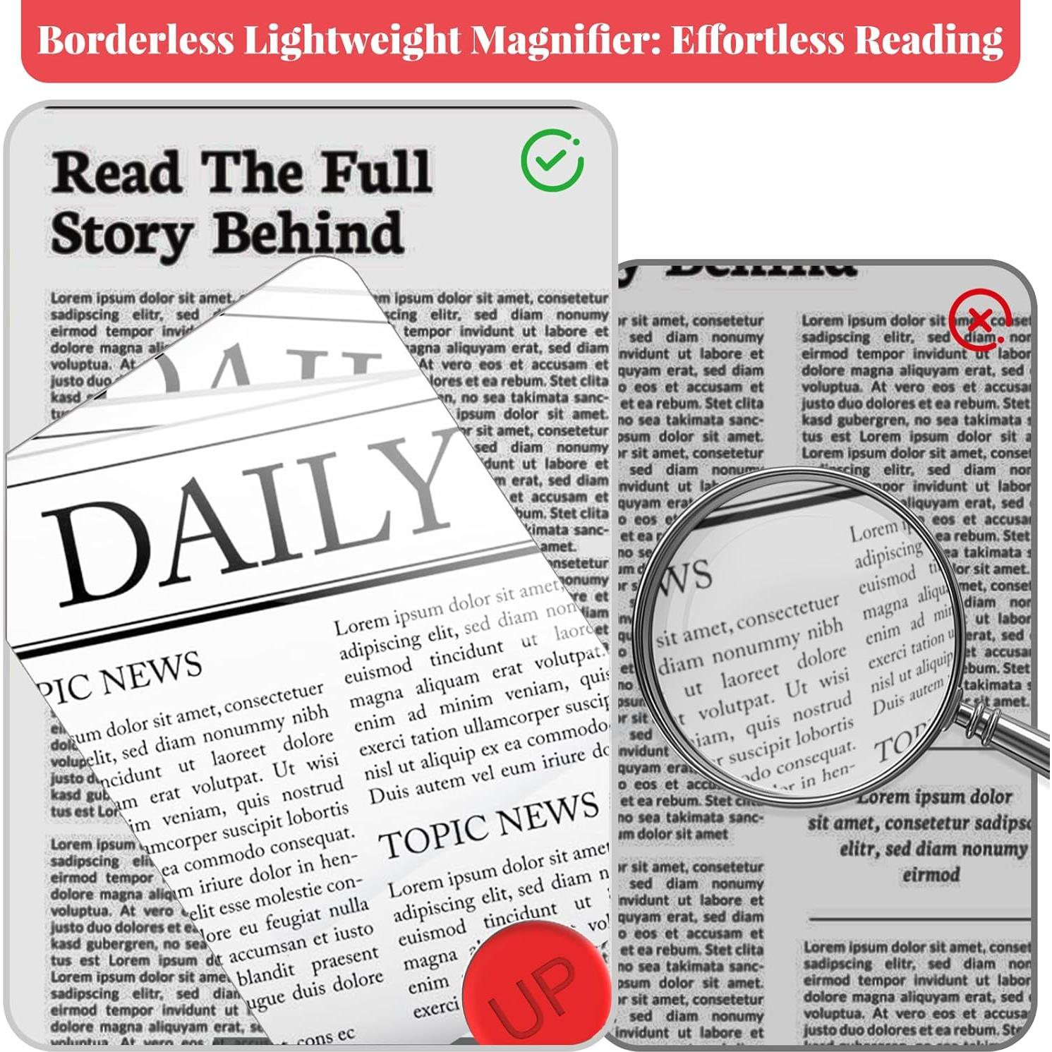 Lupa de Aumento 3X NebulaFlicker con Estuche de Cuero