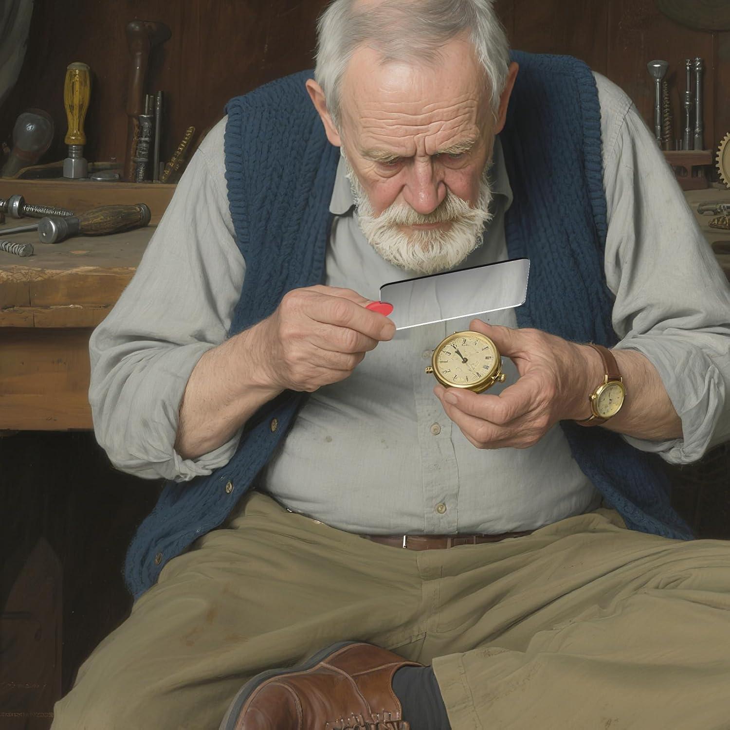 Lupa de Aumento 3X NebulaFlicker con Estuche de Cuero