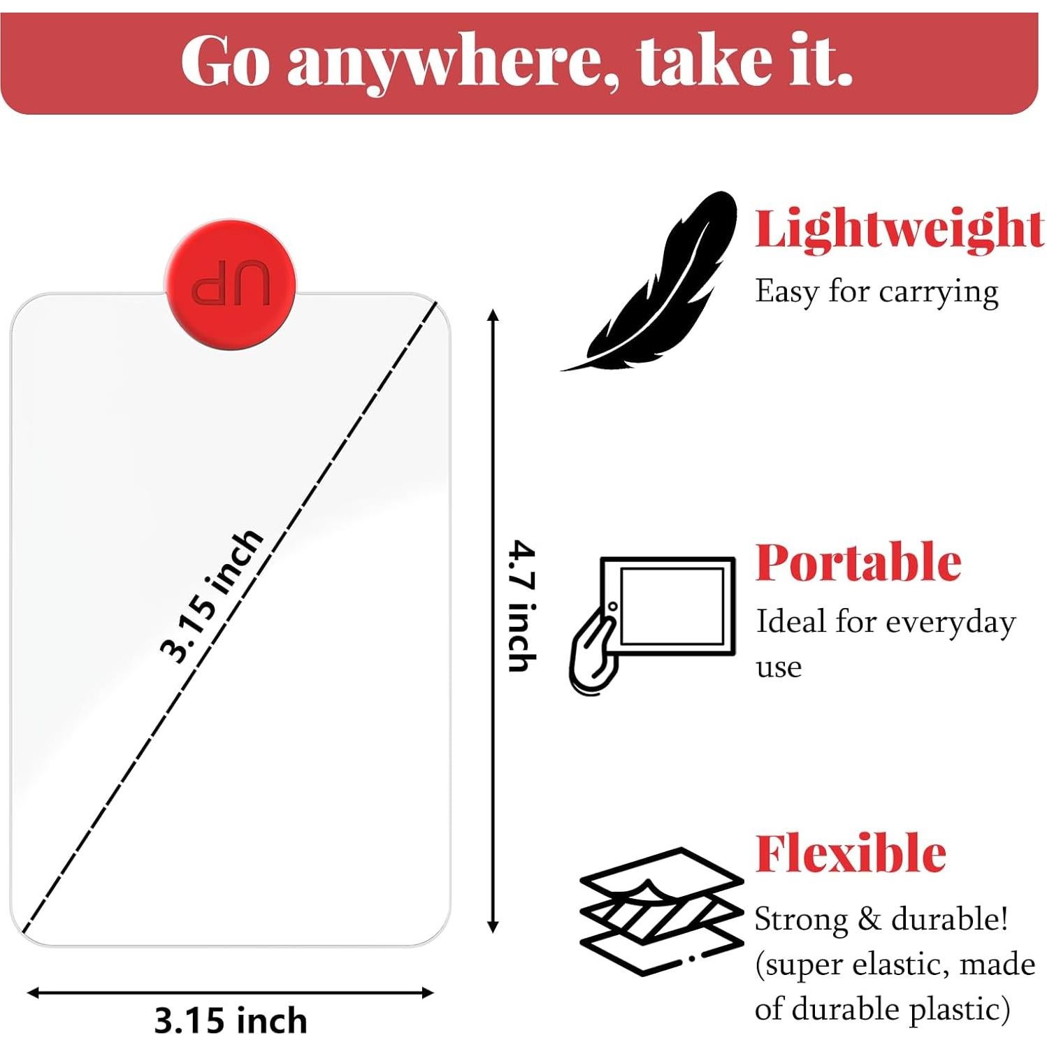Lupa de Aumento 3X NebulaFlicker con Estuche de Cuero