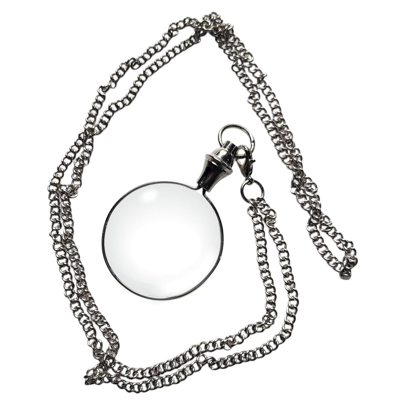 Lupa Colgante Vintage PRIME NAUTICAL 10x 40mm Plata