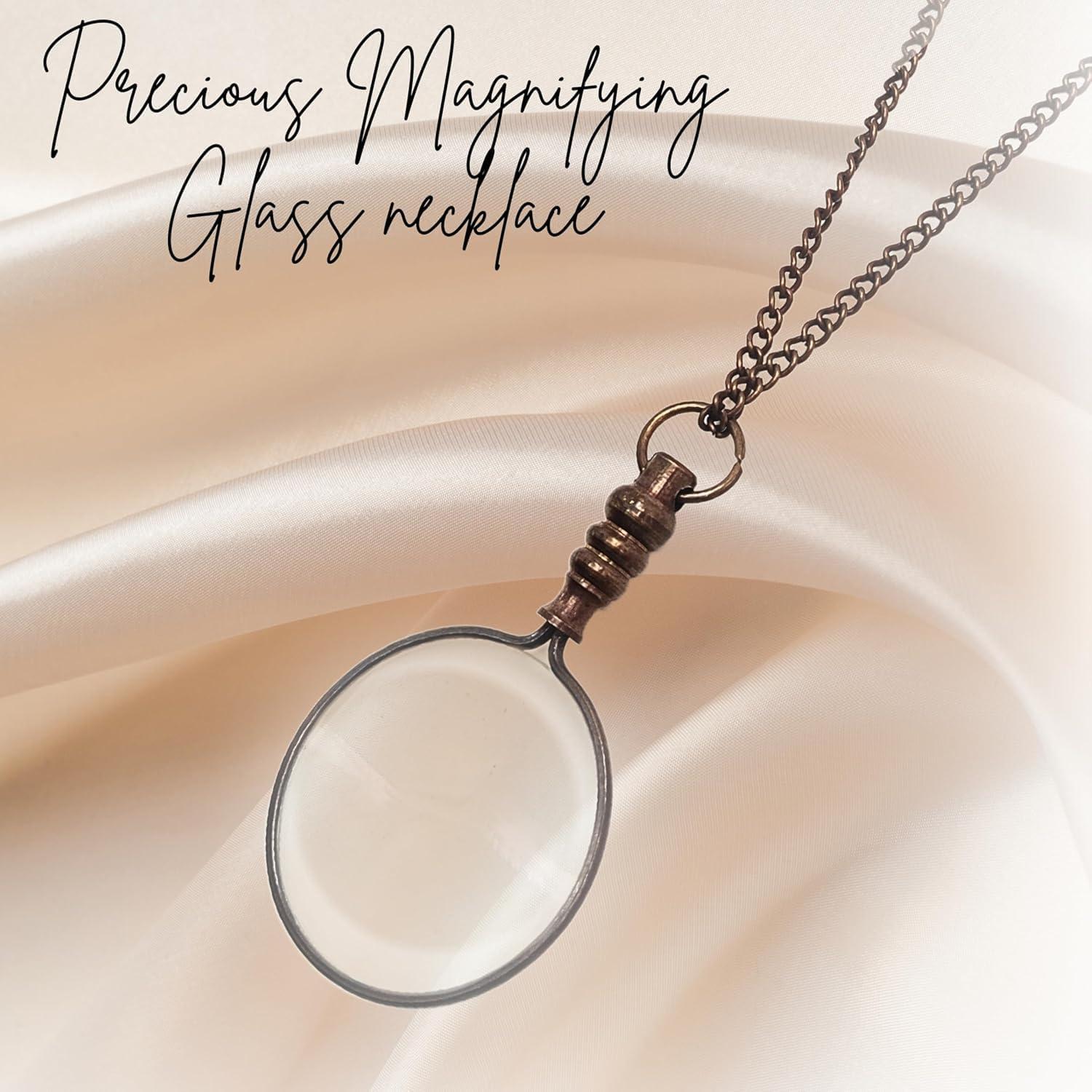 Lupa de Mano NARRY CRAFT 3X con Mango de Madera