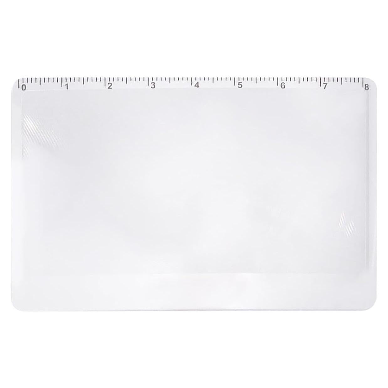 Lupa Portátil 3X HODASHI - Tarjeta de Aumento Compacta Blanca