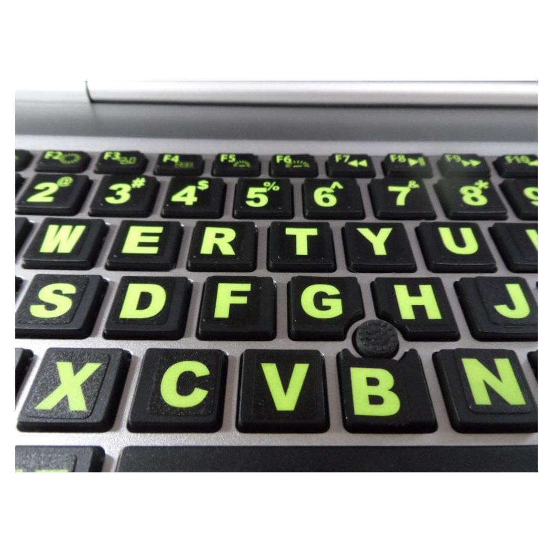 Etiquetas Luminescentes para Teclado Sovereign GA 200 Piezas