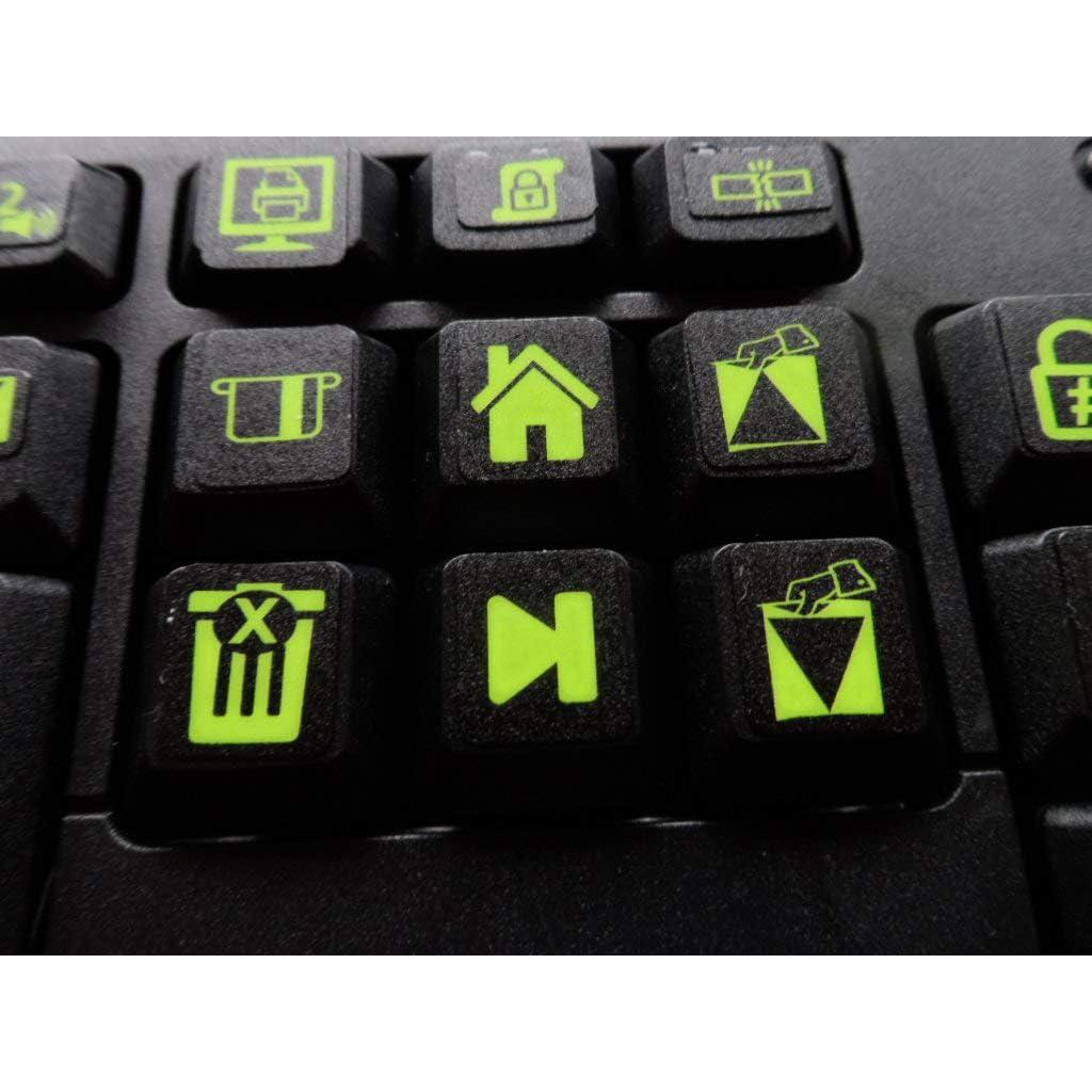 Etiquetas Luminescentes para Teclado Sovereign GA 200 Piezas