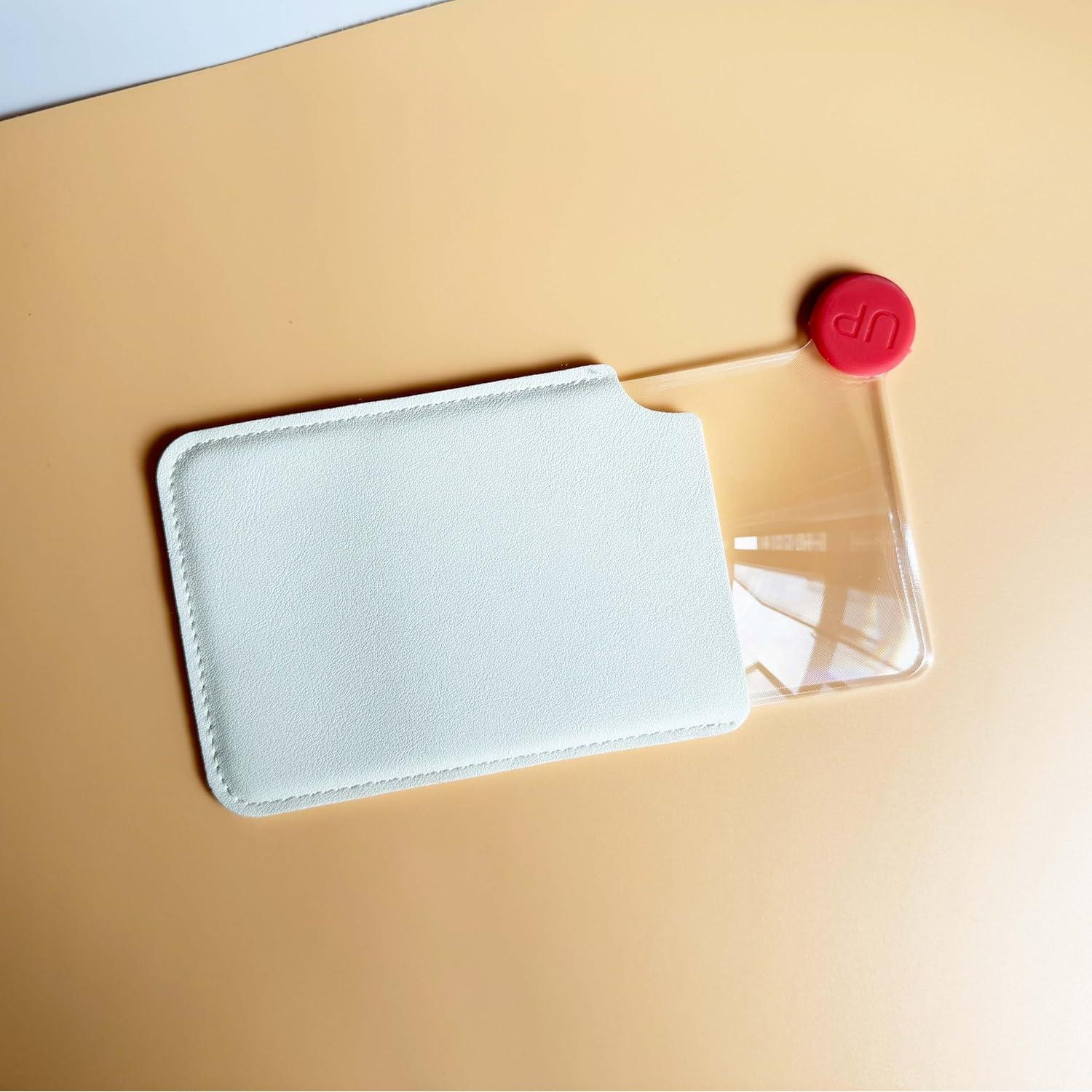 Lupa de bolsillo 3X Six Seasons, lente Fresnel acrílica