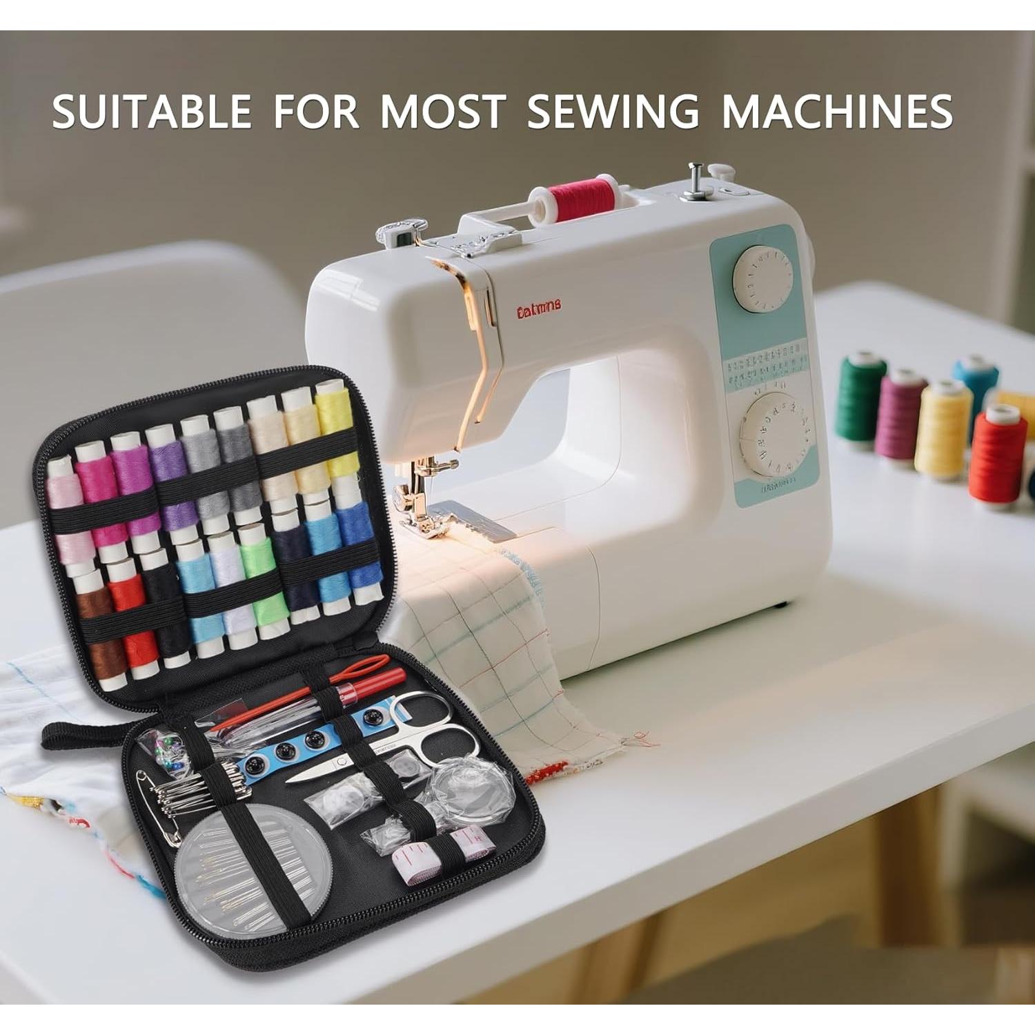 Kit de Costura Mini StiVerse 84 Piezas con 18 Hilos