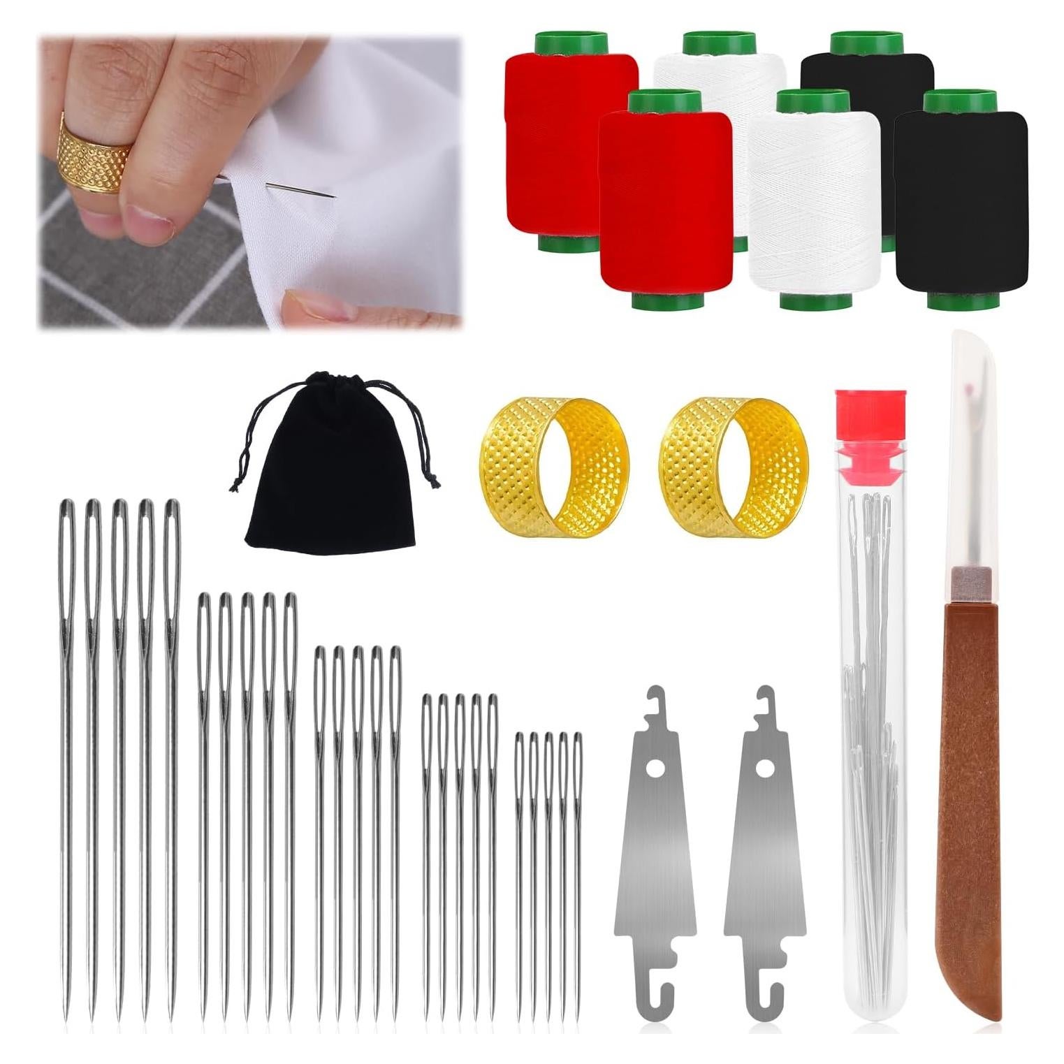 Kit de Costura Hosenwelt 37PCS Portátil para Principiantes