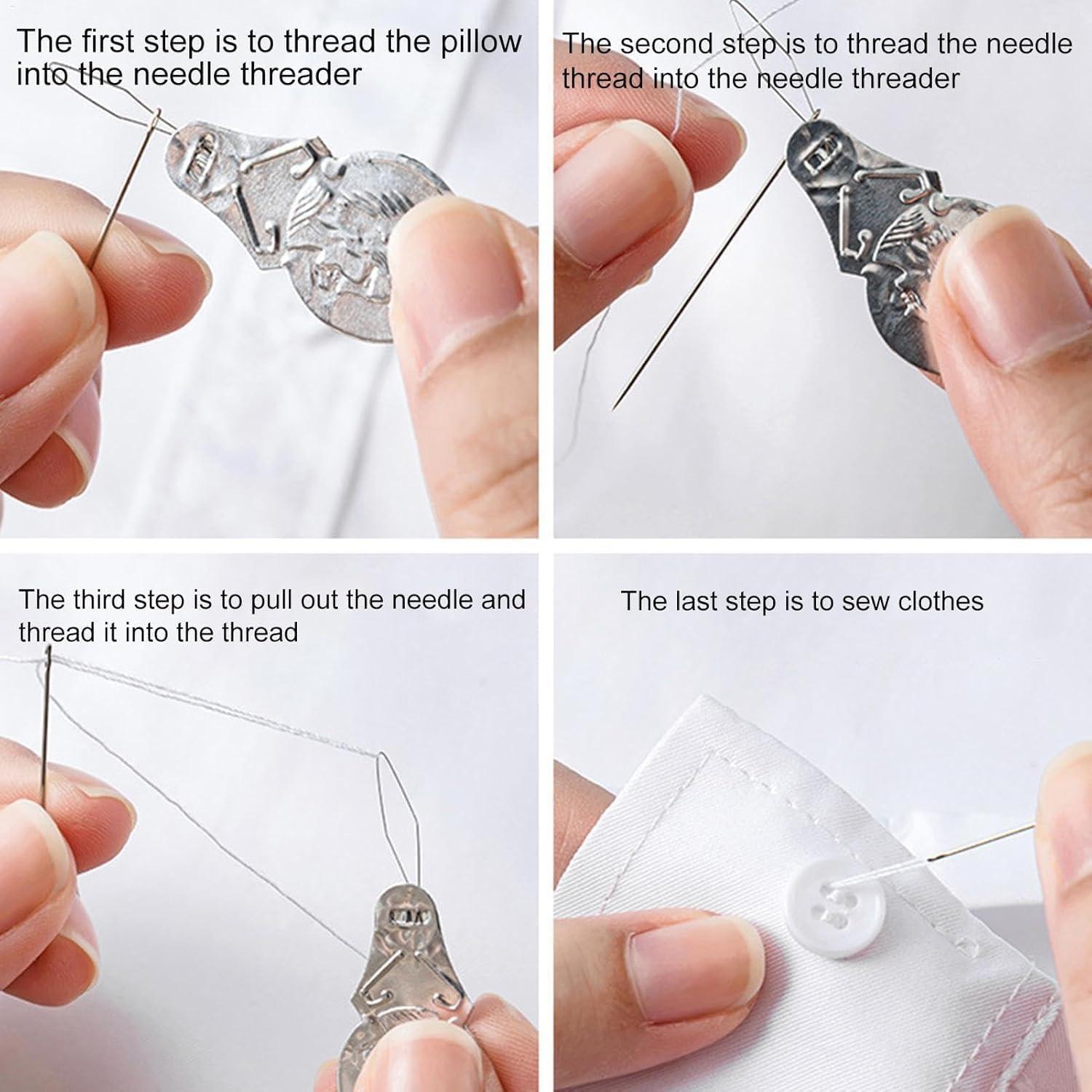 Kit de Costura de Viaje WLngtv Compacto con 6 Bobinas