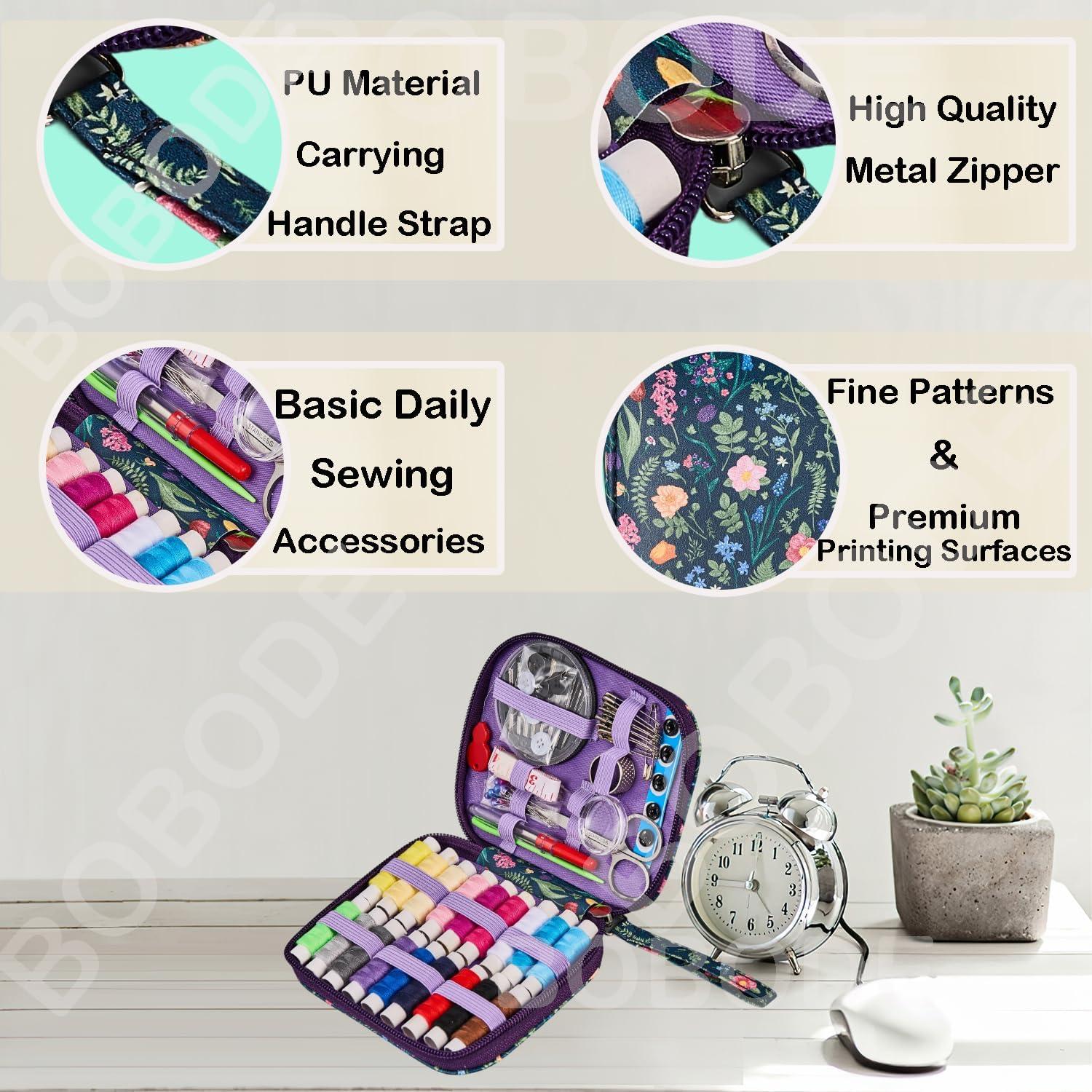 Kit de Costura Bobode Tulipanes - 87 Herramientas Portátil