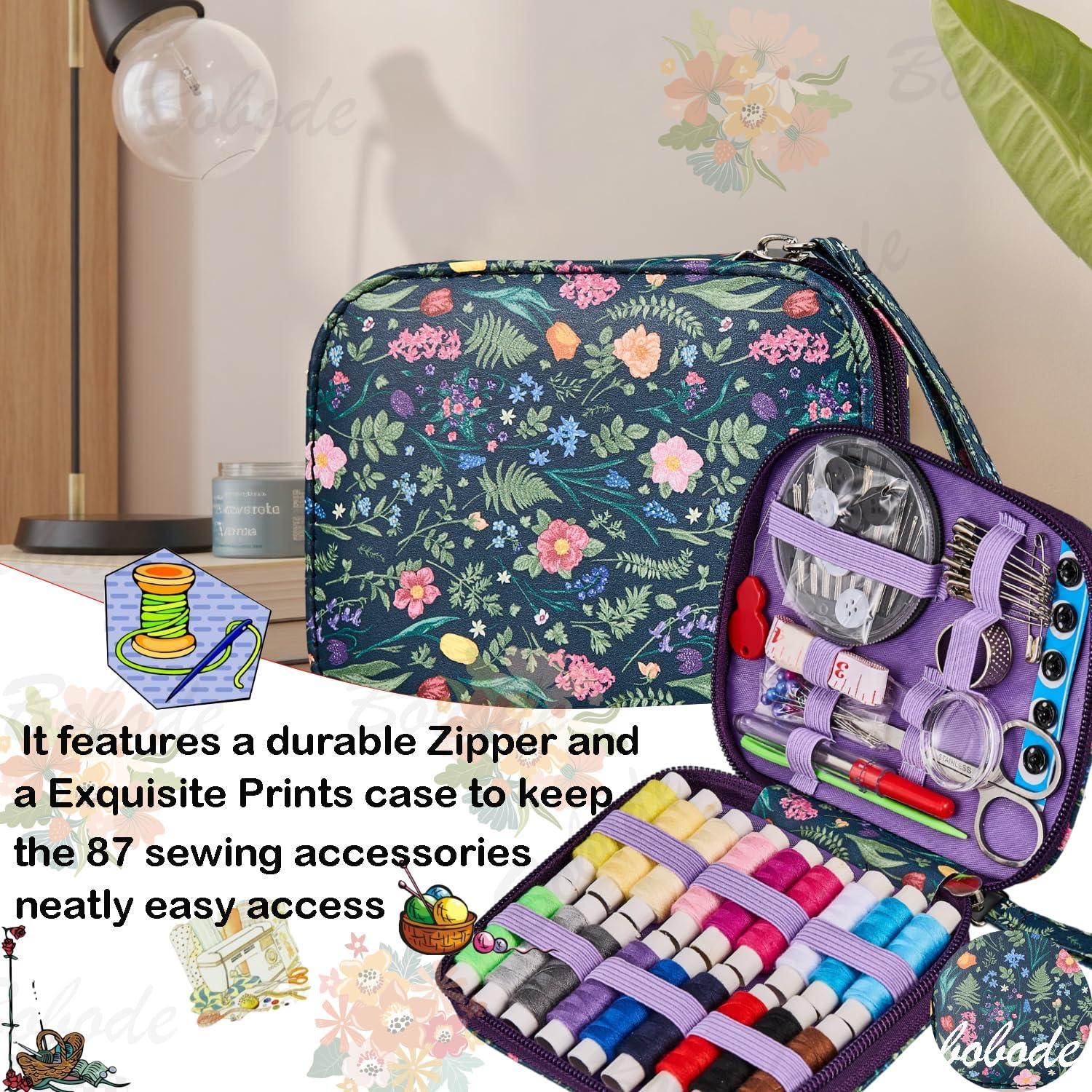 Kit de Costura Bobode Tulipanes - 87 Herramientas Portátil