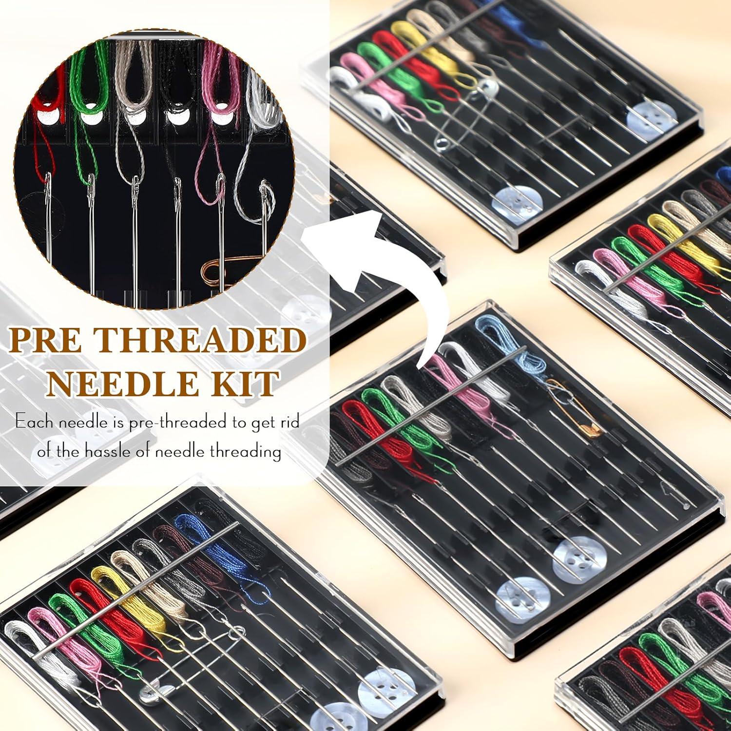 Kit de Costura de Viaje XunYee - 36 Cajas con Agujas y Hilos