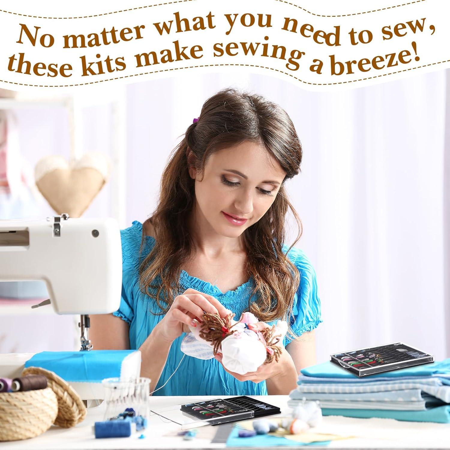 Kit de Costura de Viaje XunYee - 36 Cajas con Agujas y Hilos